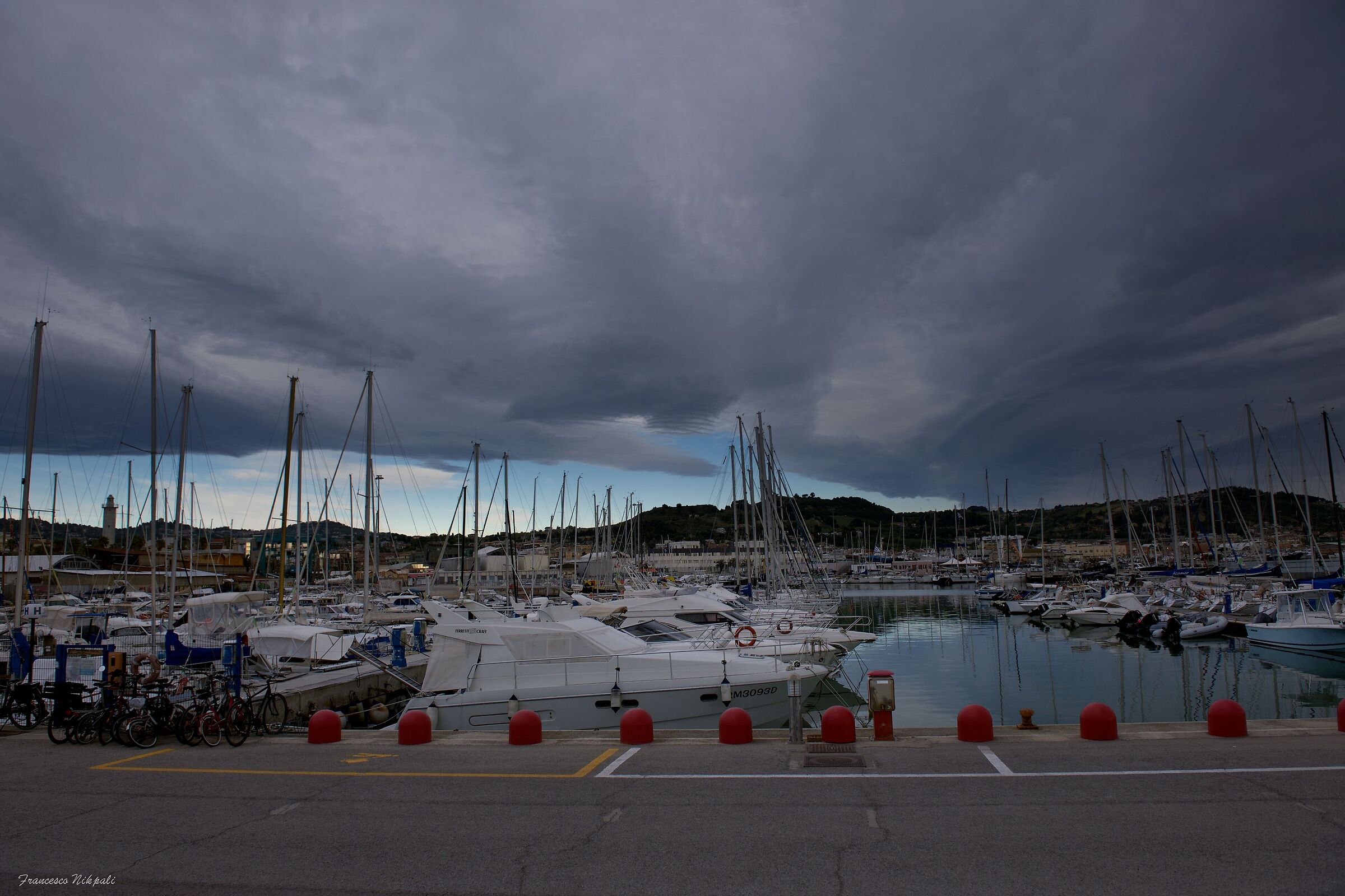Incoming storm front