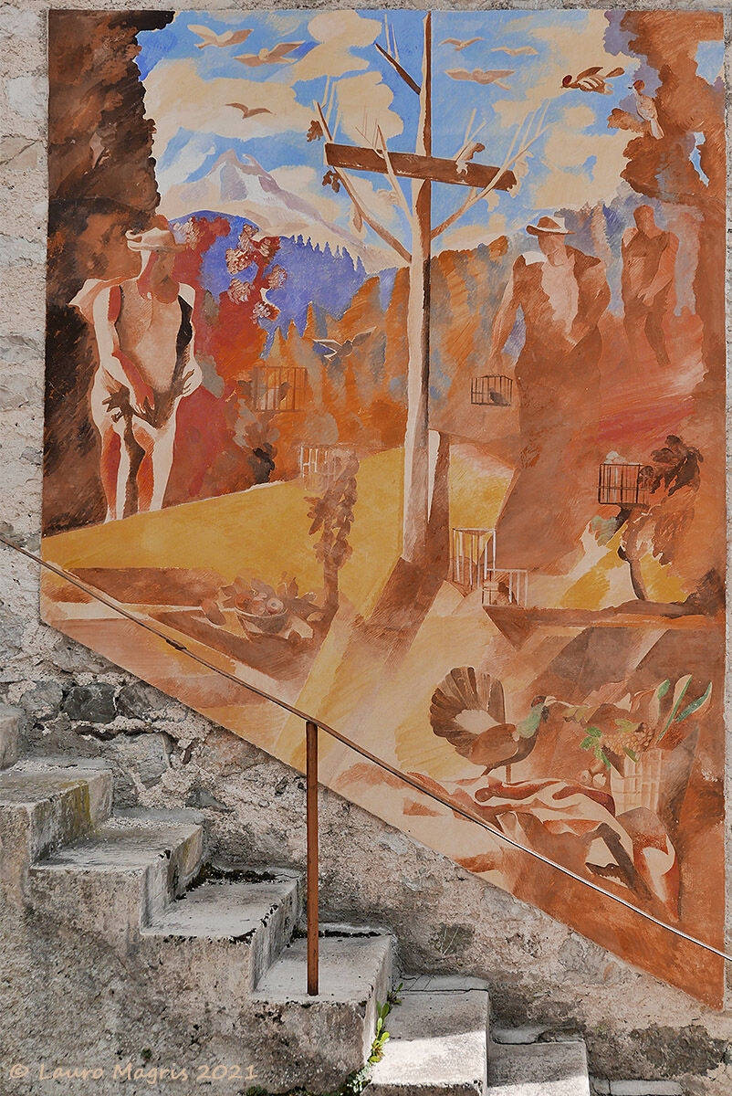 The uccellagione with the vischio