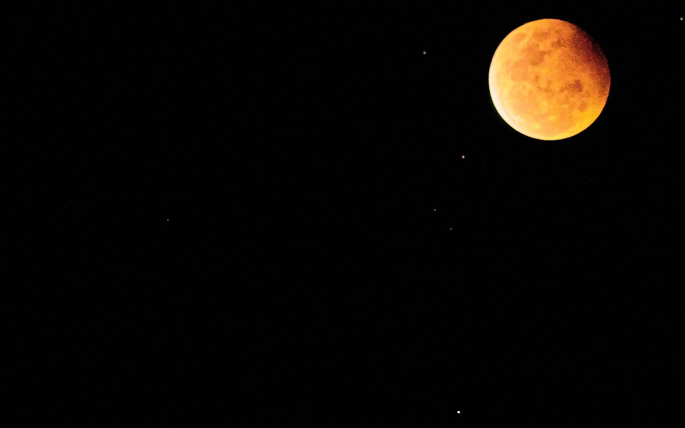 luna di sangue ed eclissi