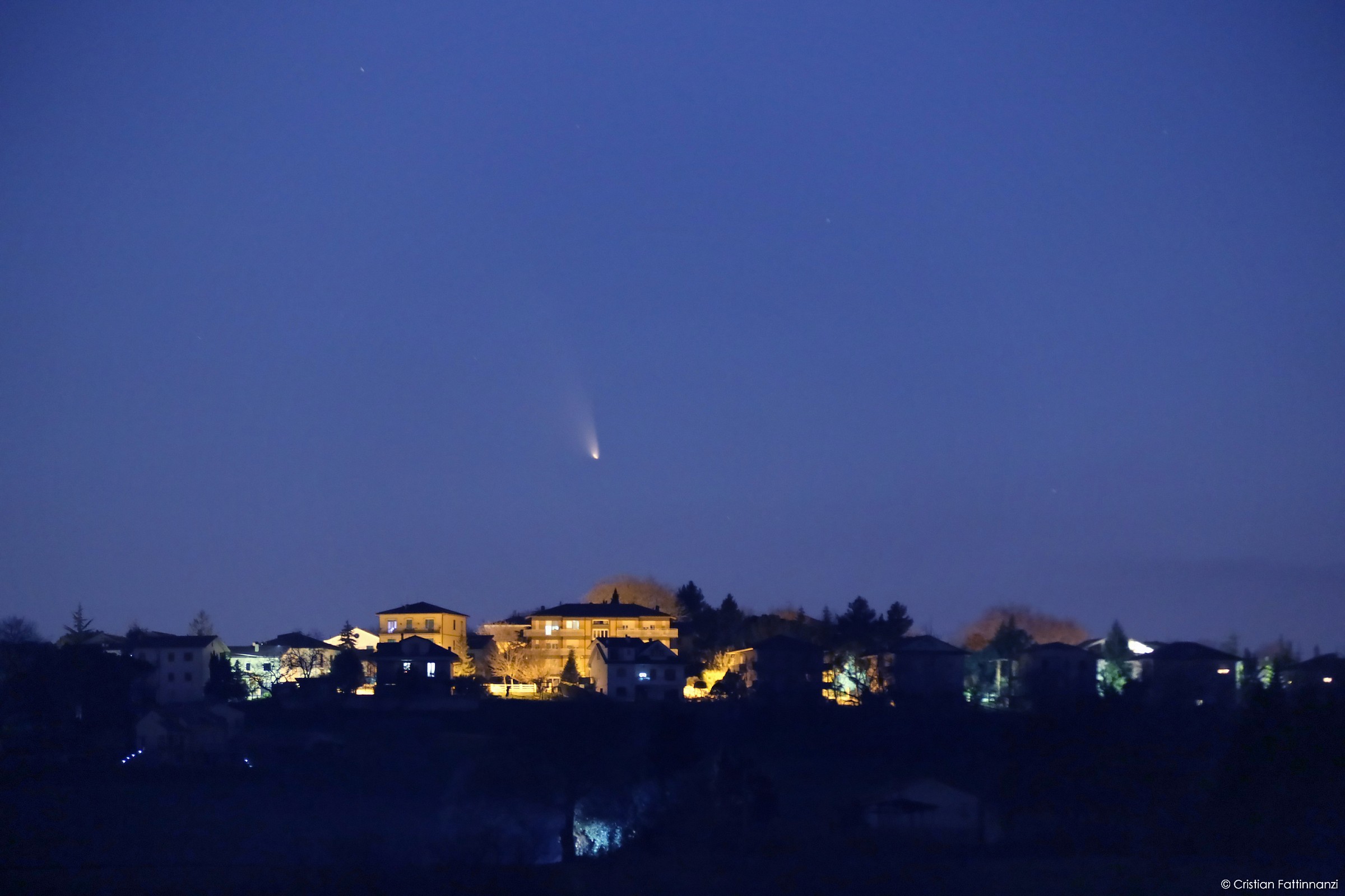 Panstarrs su Montecassiano