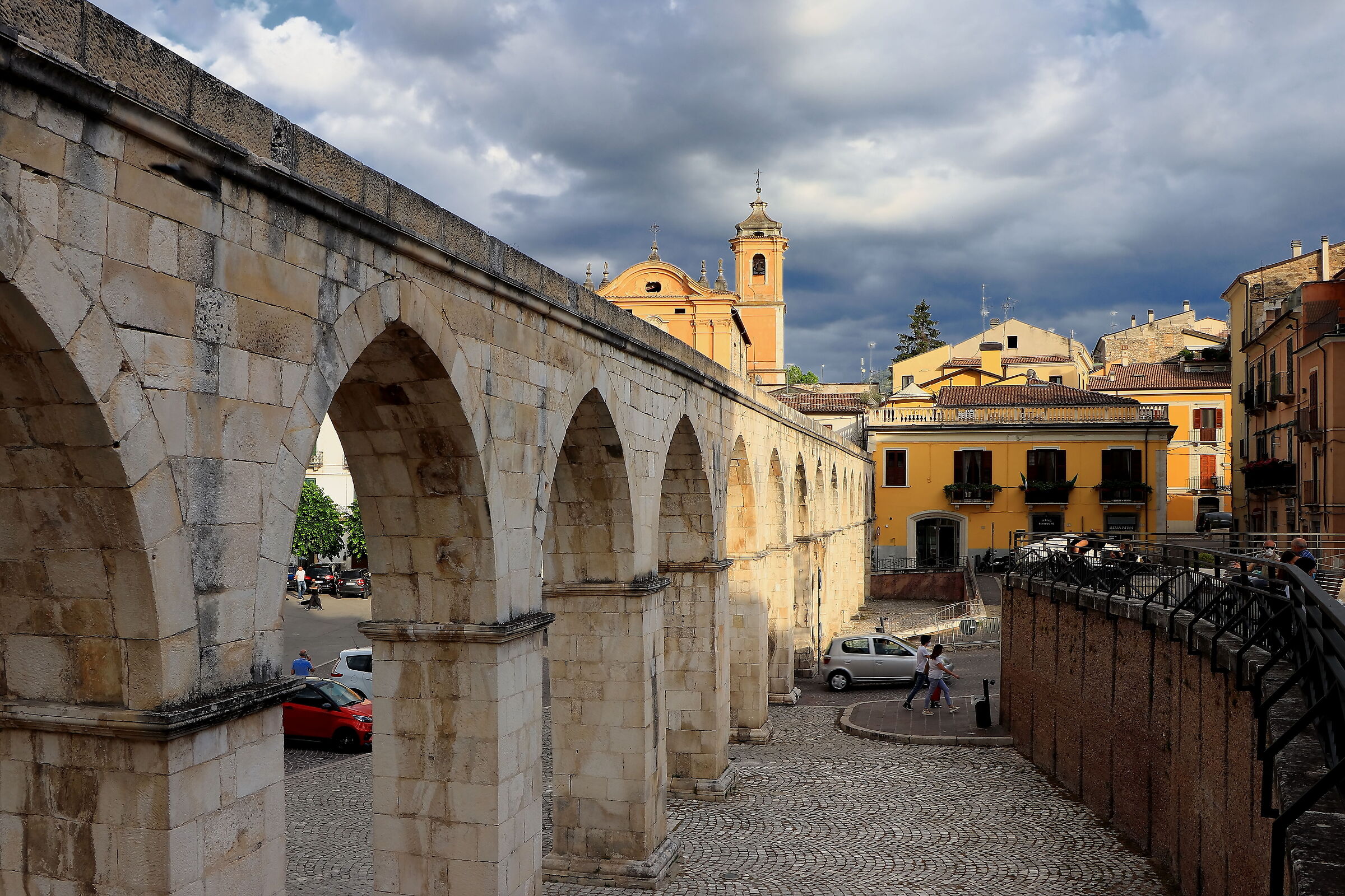 The medieval aqueduct of Sulmona