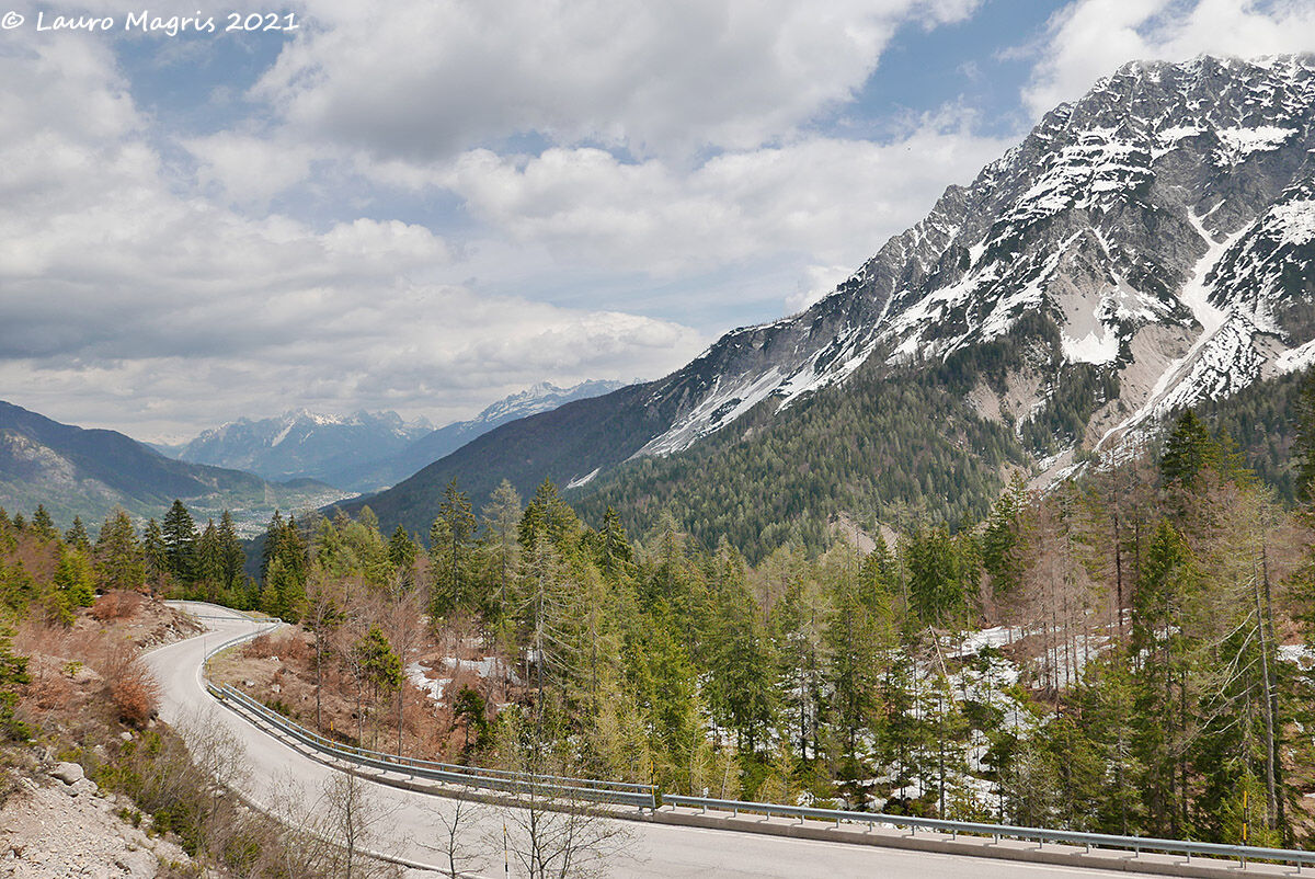 Descending towards Cibiana