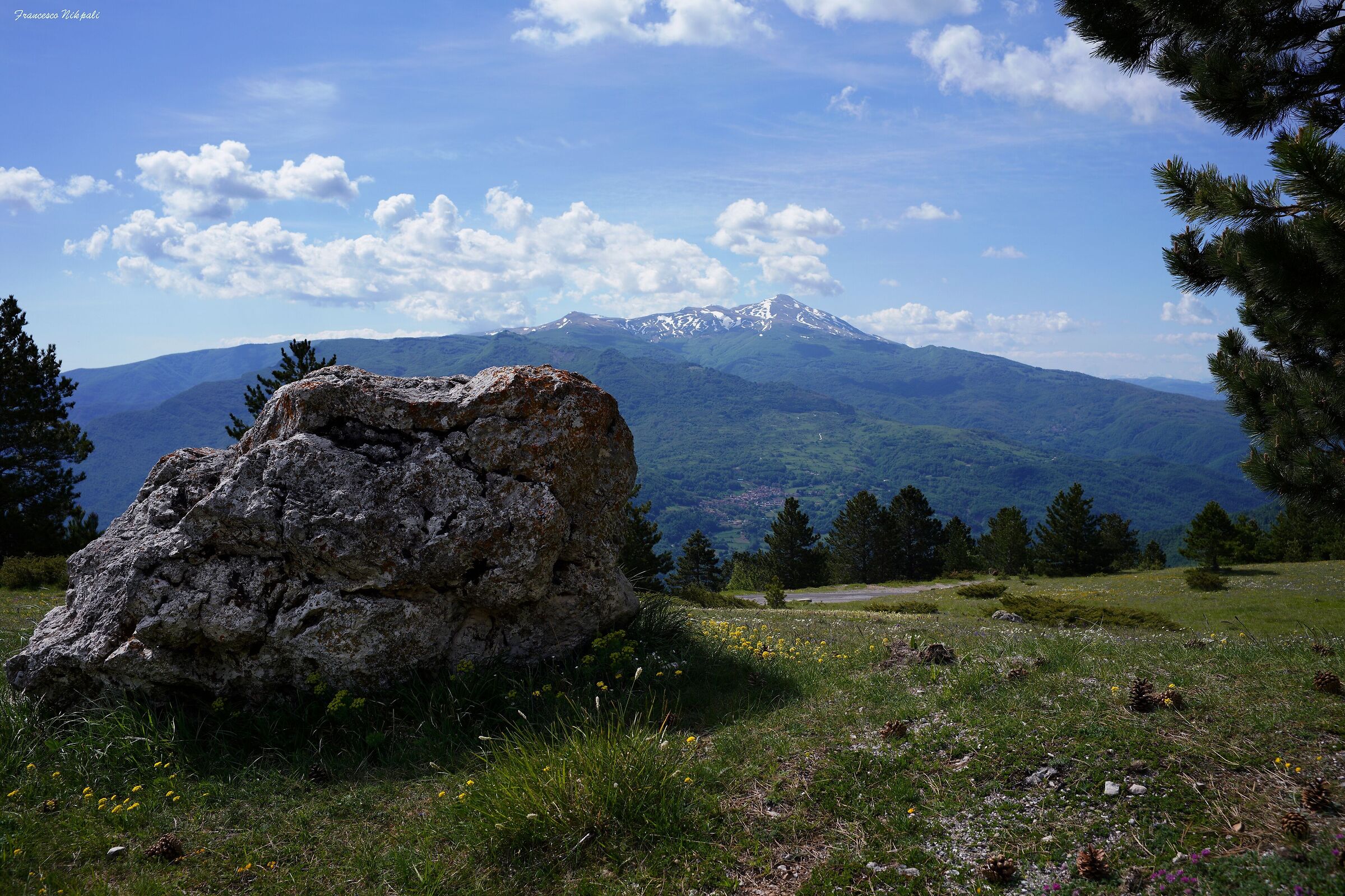 On the way to Forca di Presta