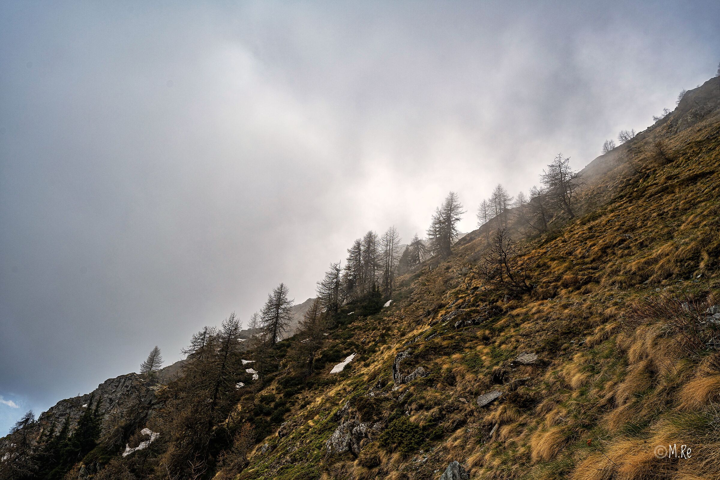 Towards the Becca d'Aver