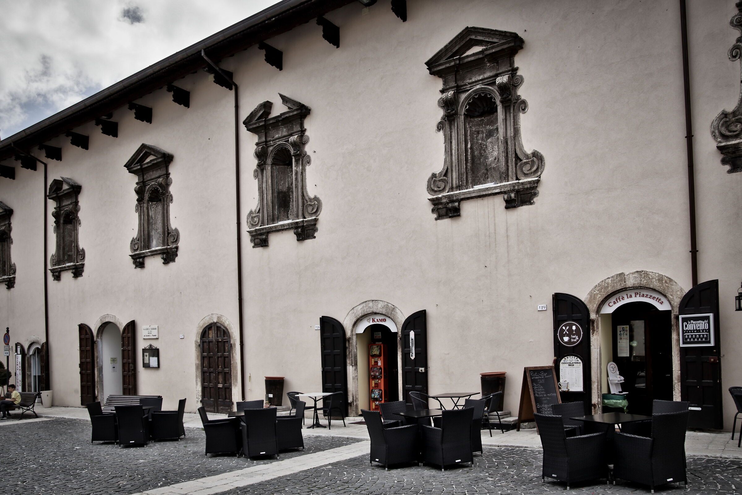 in attesa dei clienti