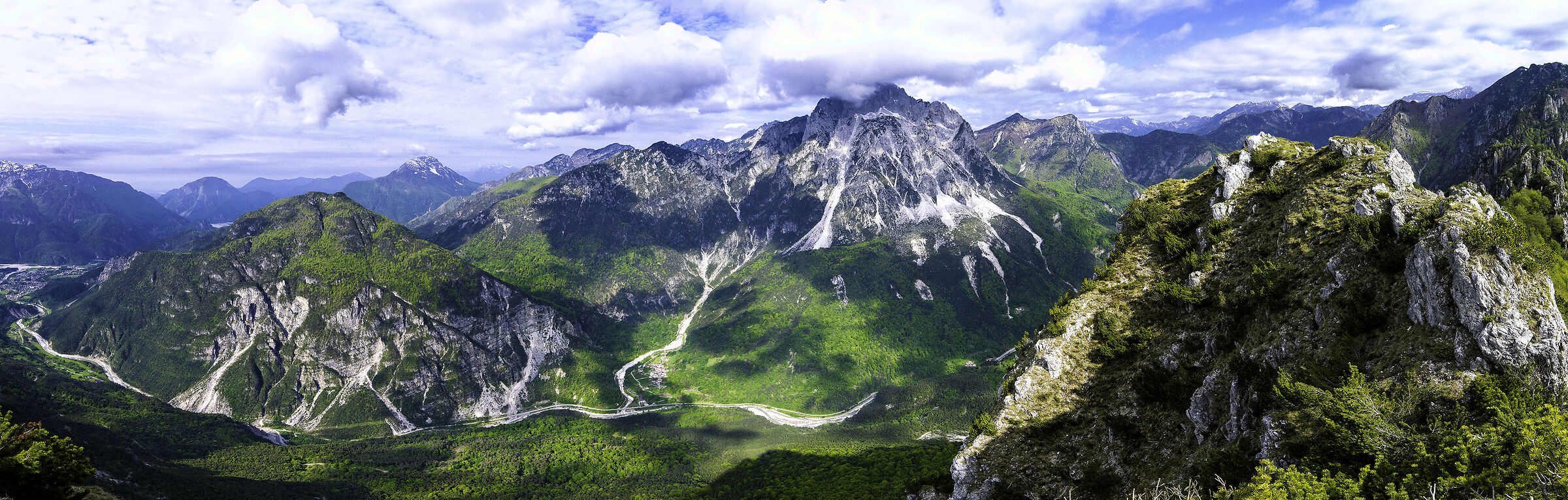 Overview of the Carnic Alps
