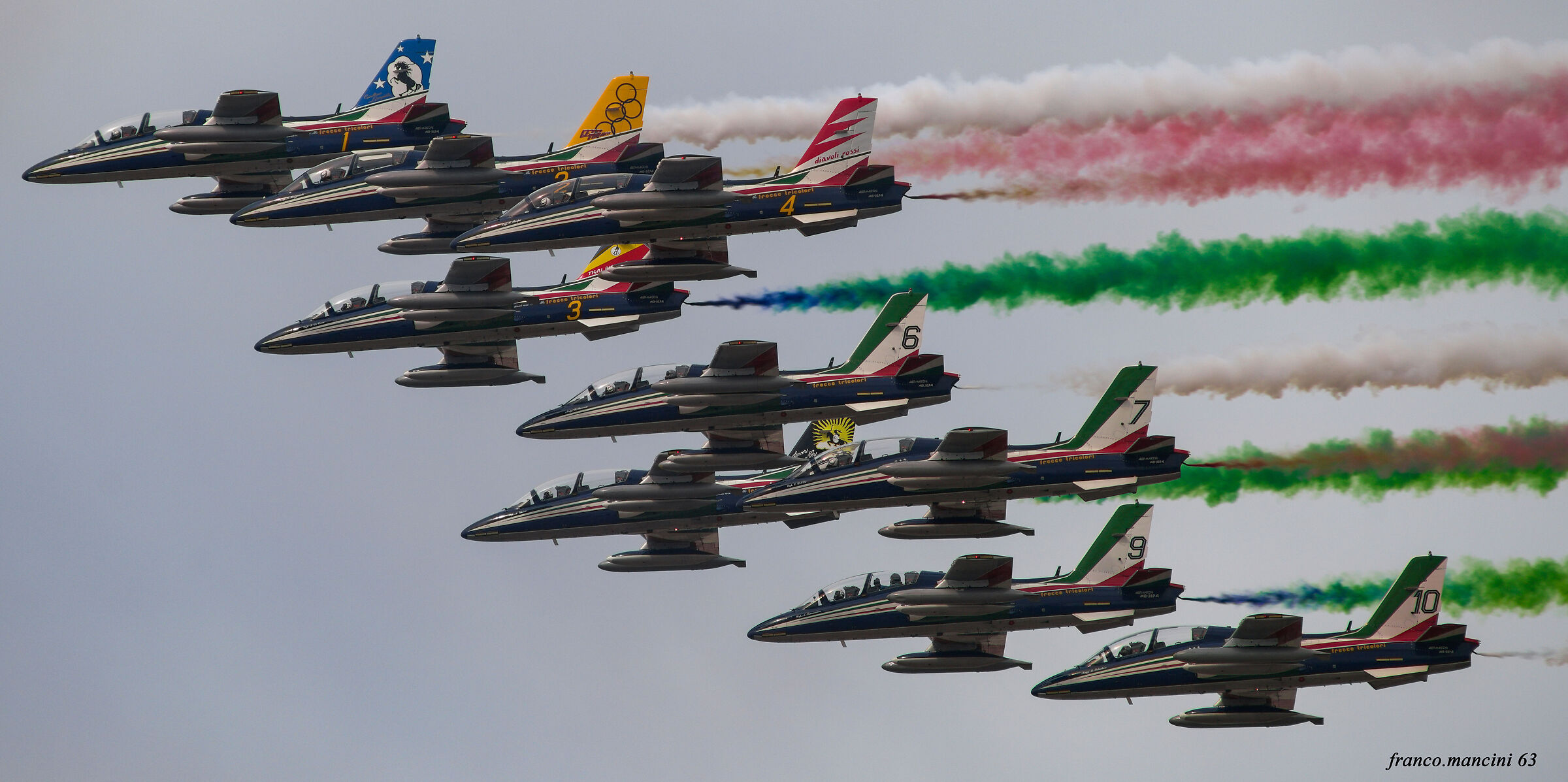 tricolor arrows 2 June roma