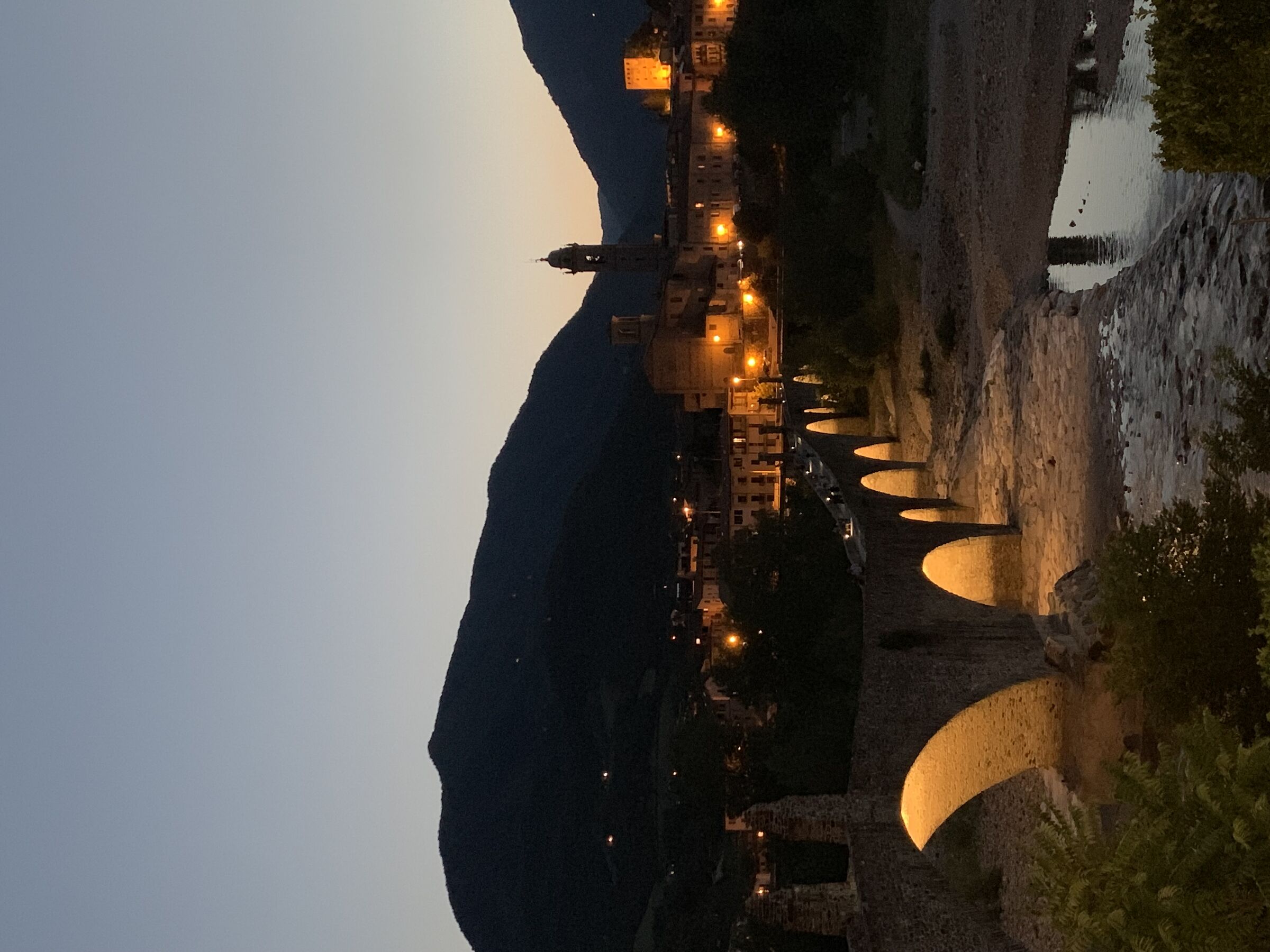 The hunchback... in the evening