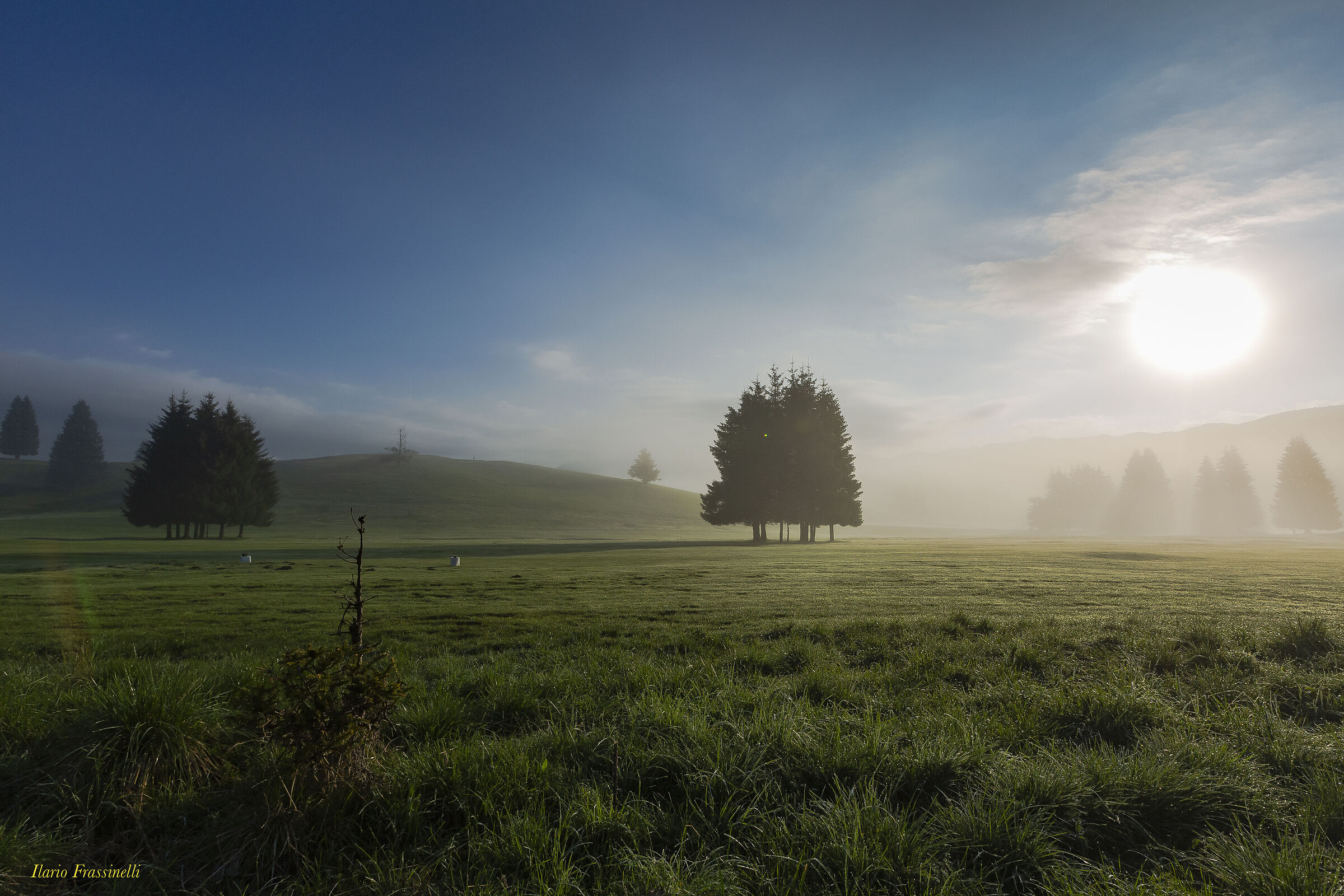 Nebbia mattutina in Piana del Cansiglio