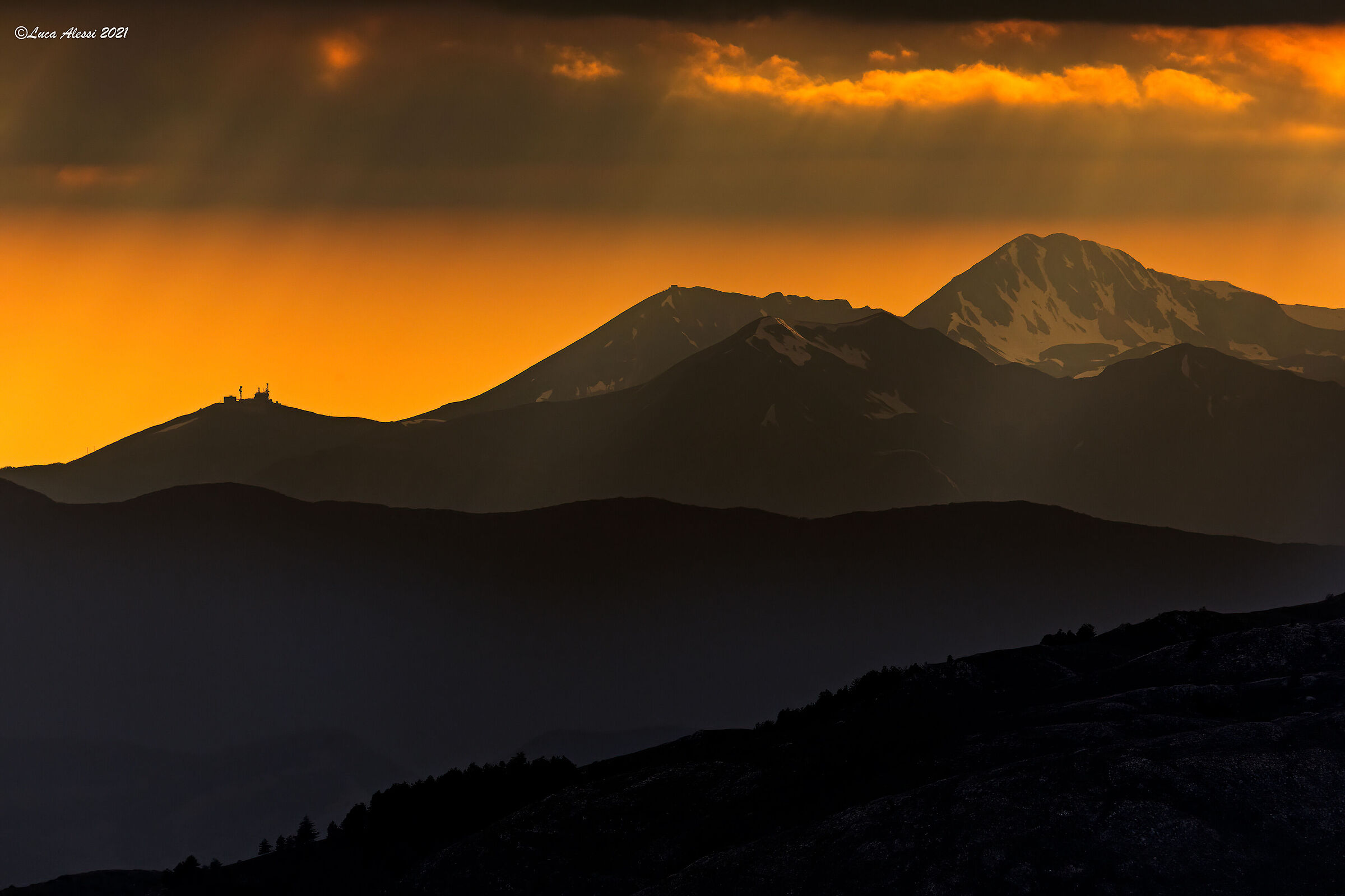 Mount Terminillo from the Gran Sasso
