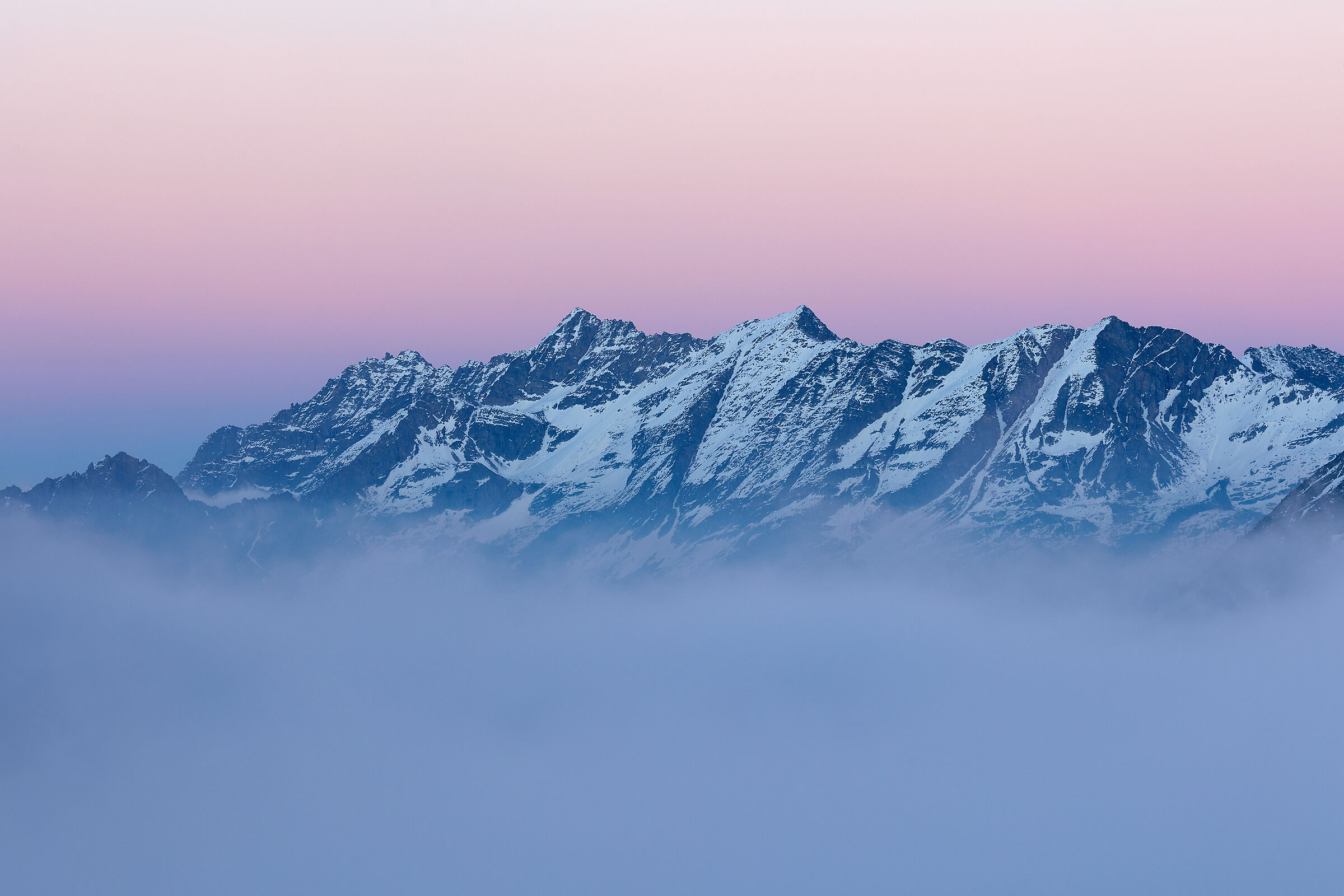La nebbia sale e scende