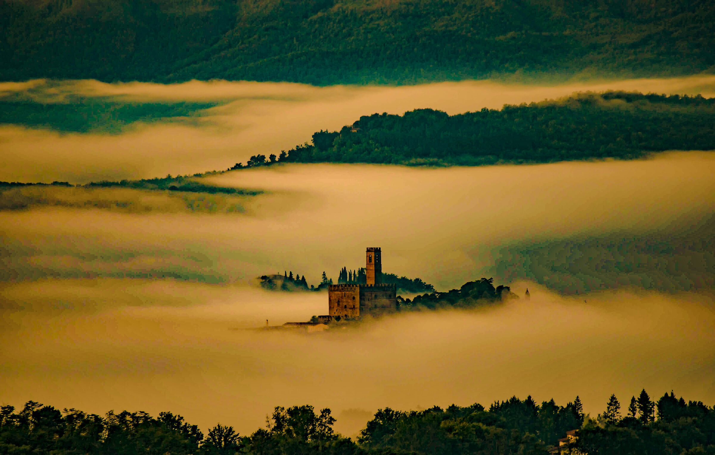 Lands emerged. Casentino -