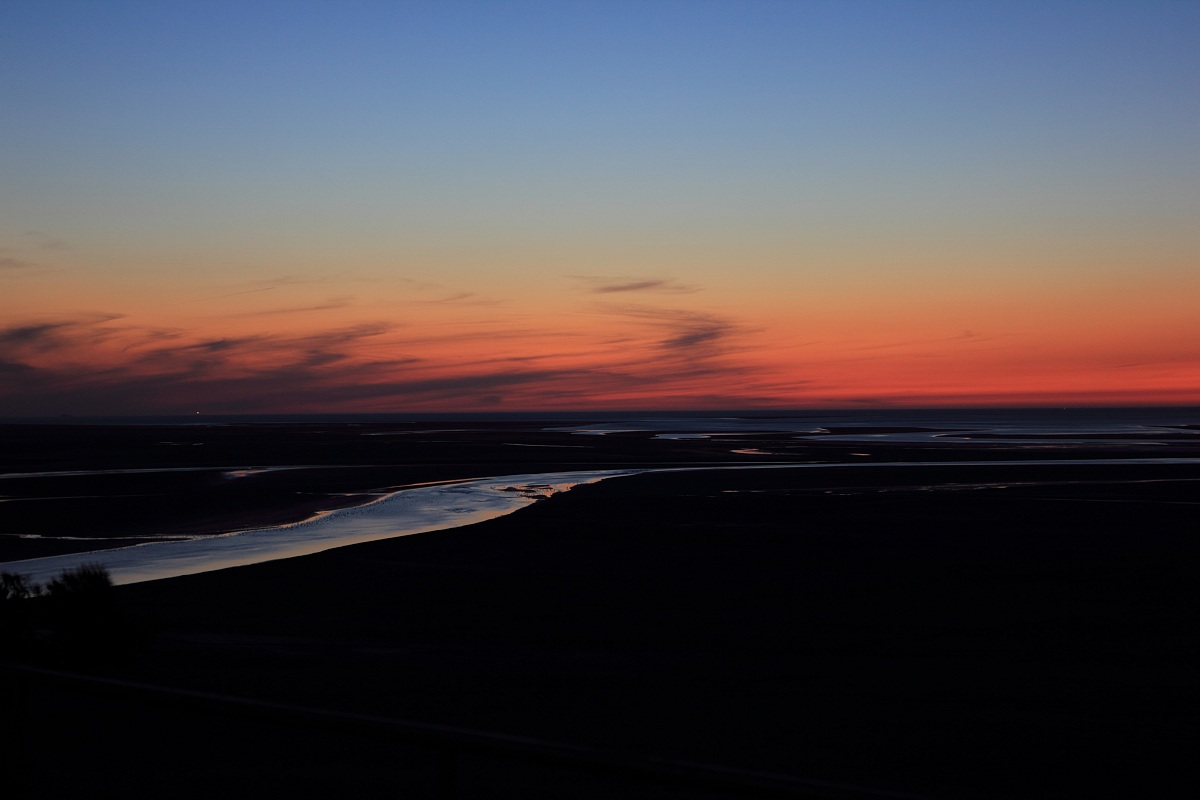 Tramonto a Mont Saint Michel