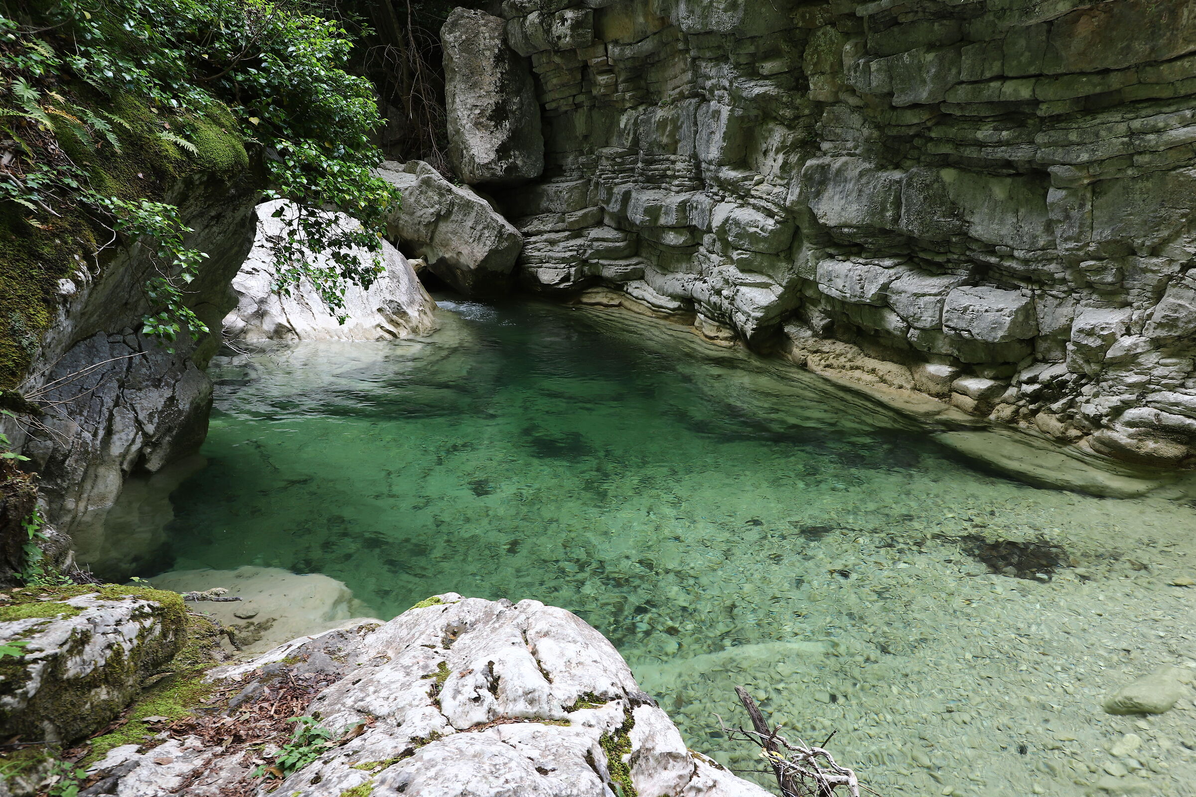 Clear waters of Salinello