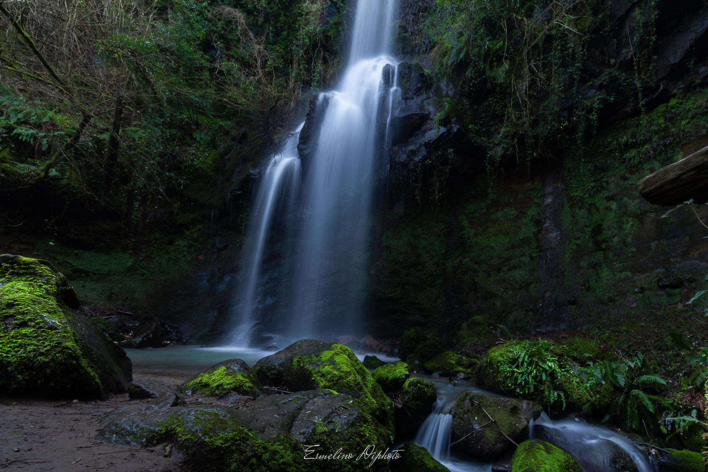 conca waterfall of campania