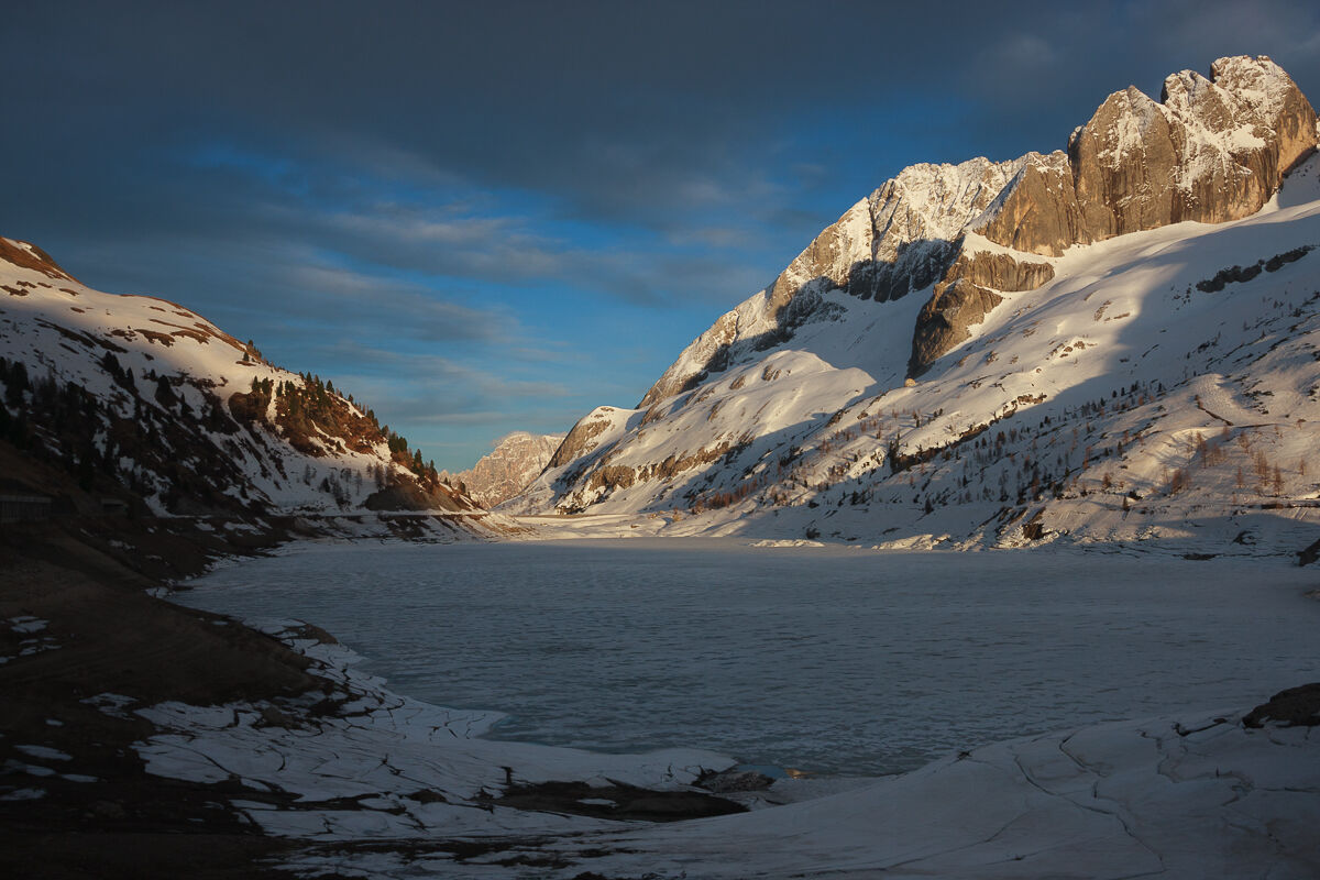 All the white of the Fedaia ...