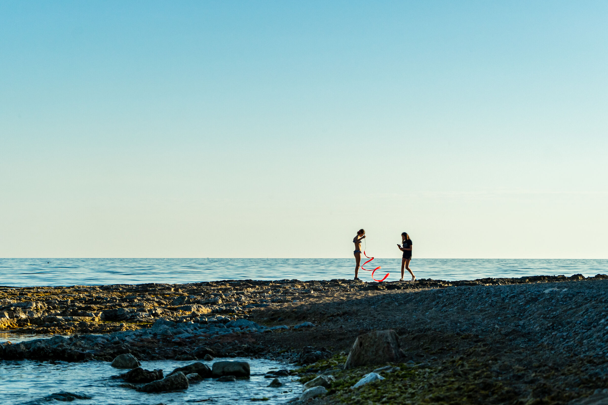 Giochi in riva al mare