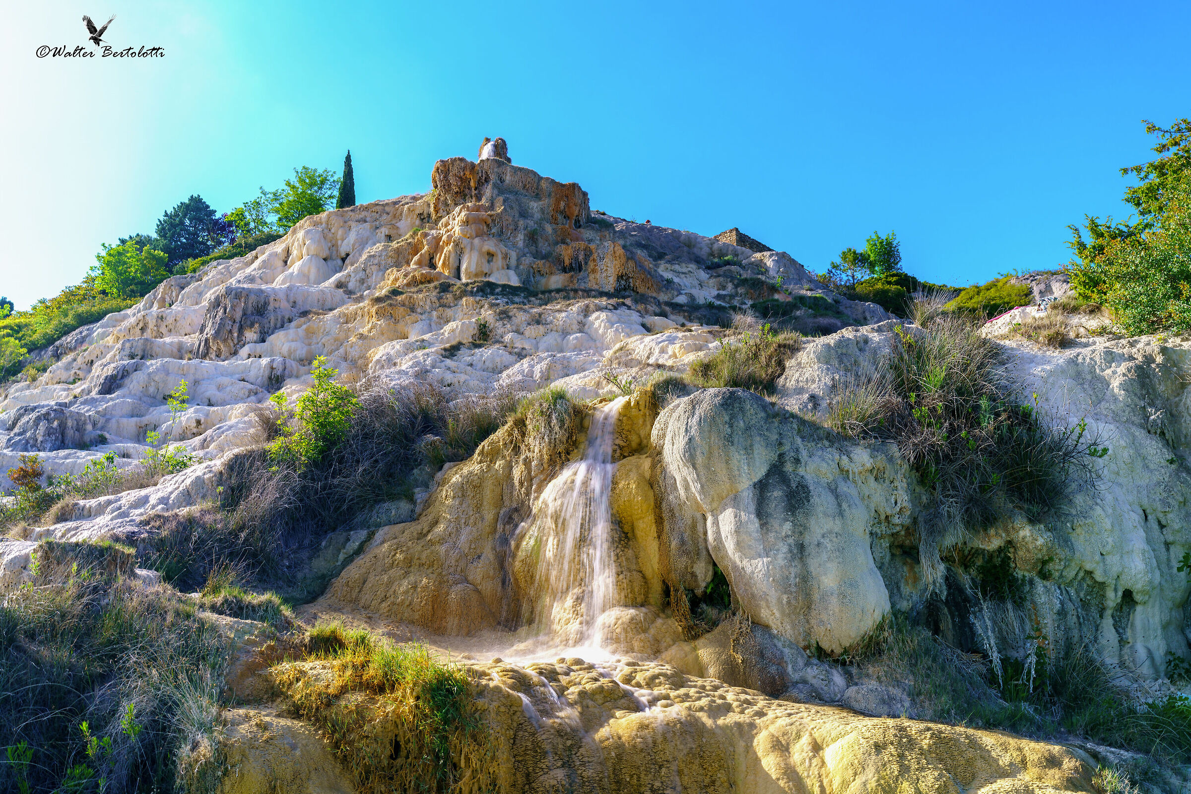 i colori termali di Bagno Vignoni