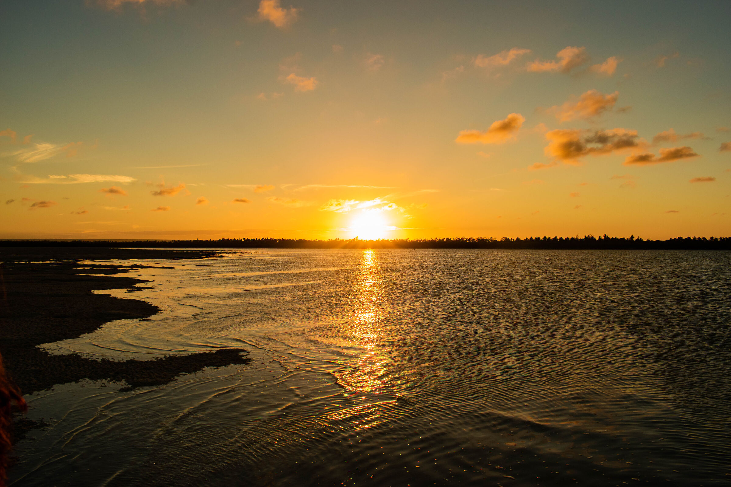 Sunset in Mida Creek, Kenya