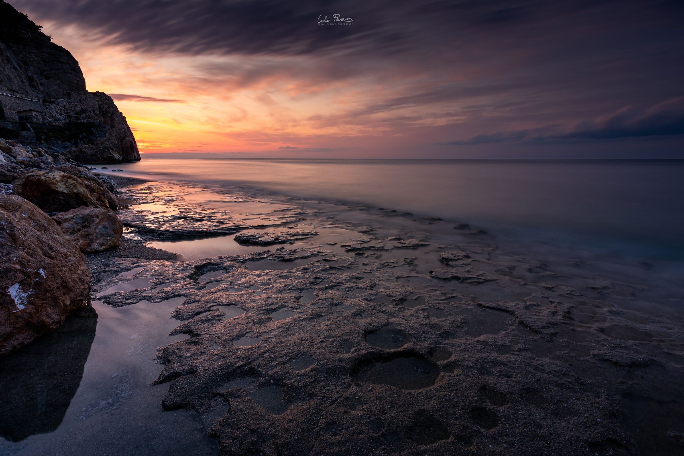 Alba tra Varigotti e Capo Noli