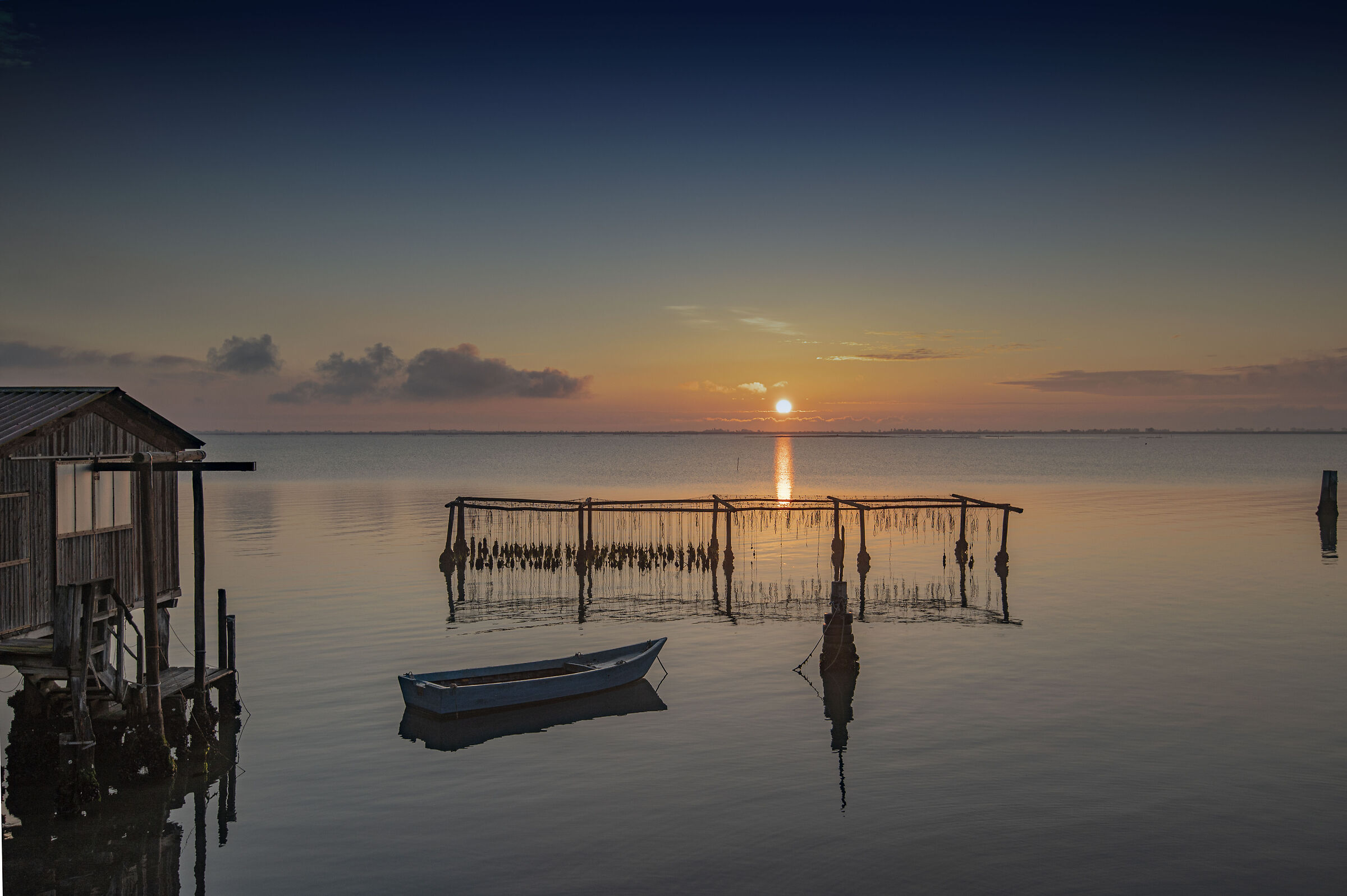 Sunrise in the Scardovari Pocket