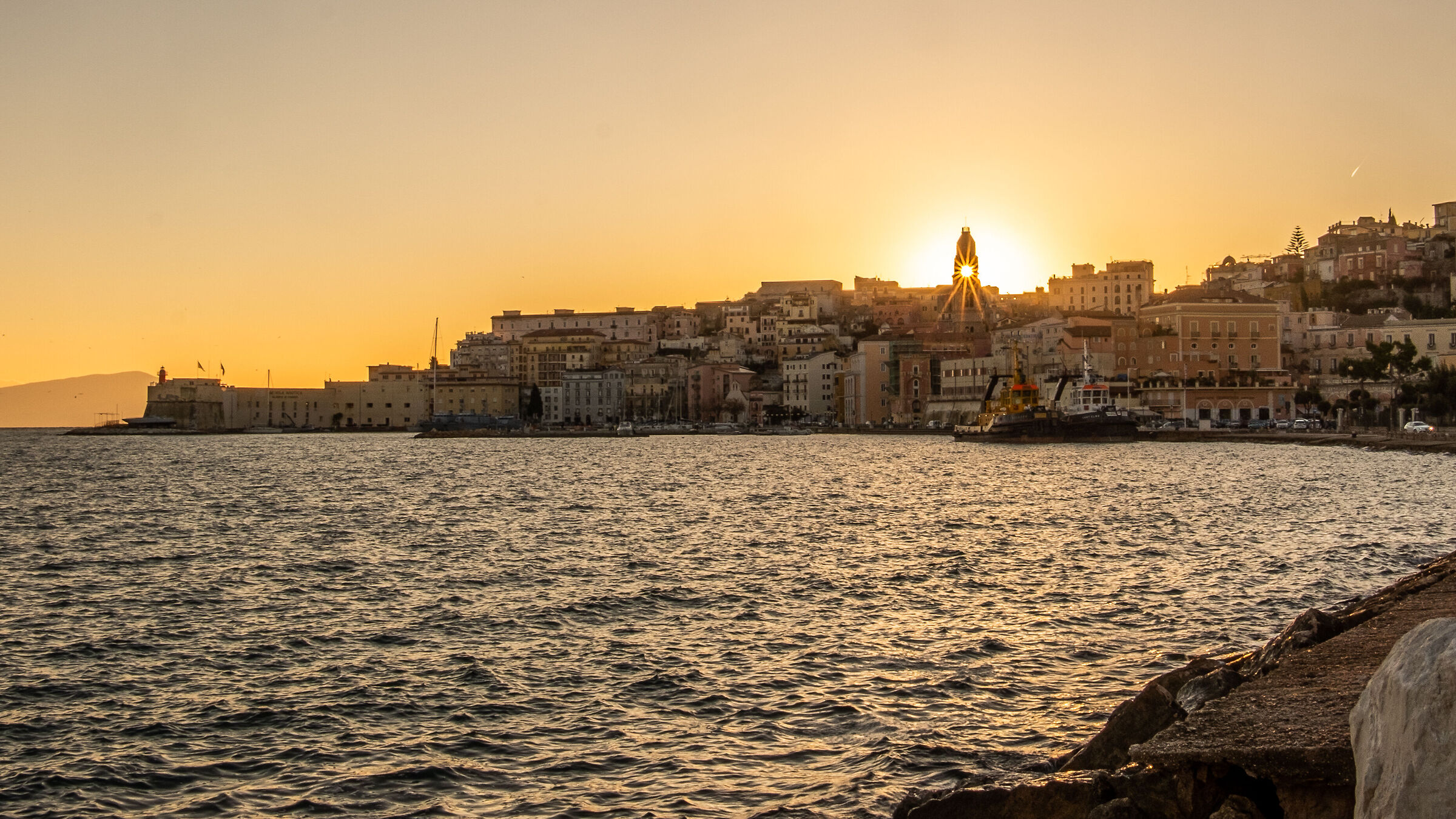 Gaeta - Sunrise in the Bell Tower