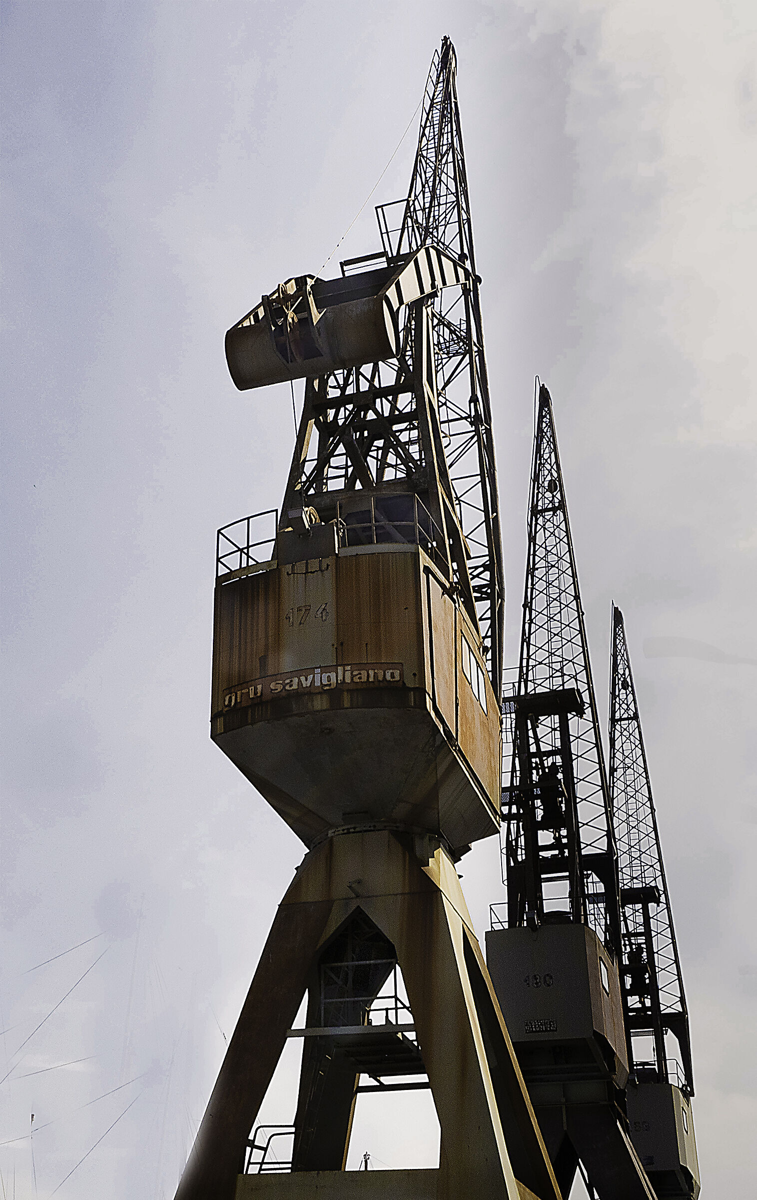 Genoa -Old Cranes -Old Port