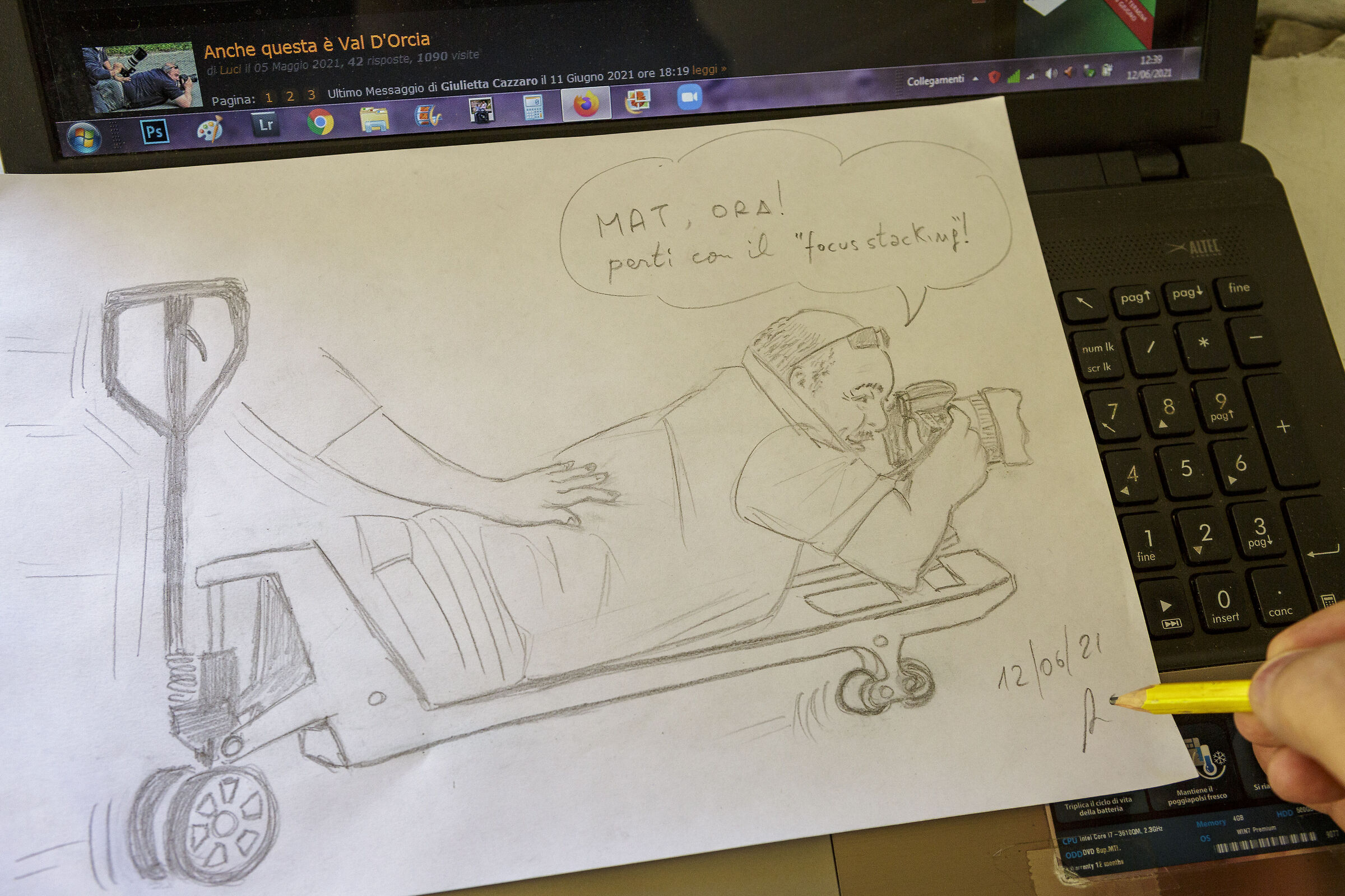 Focus stacking "on" camera