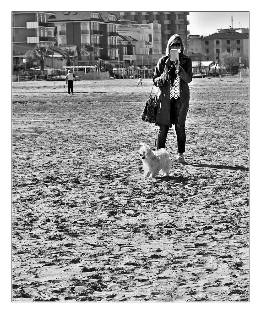 ... who takes for a walk who ...?