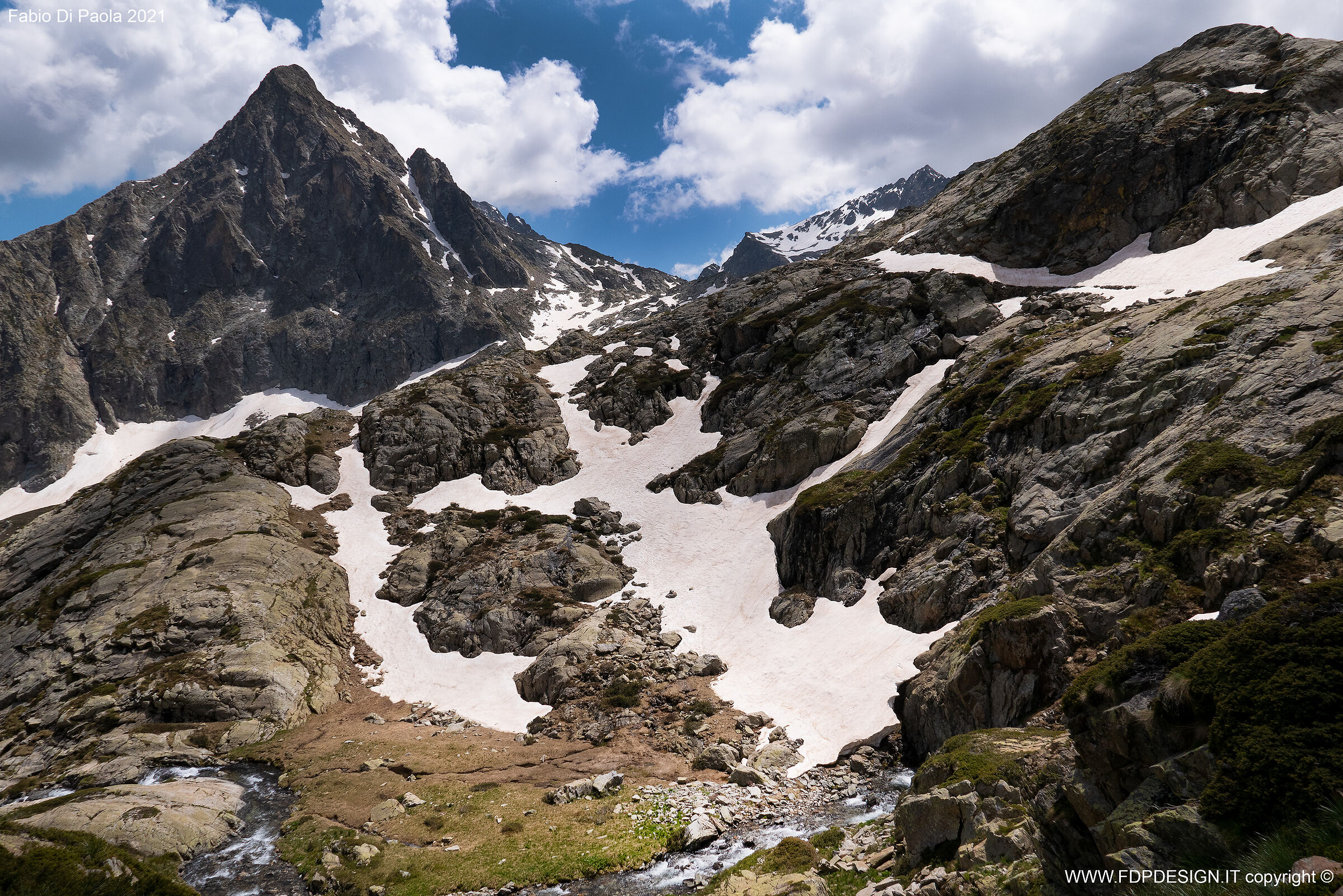 Le cime del Lago Superiore della Sella