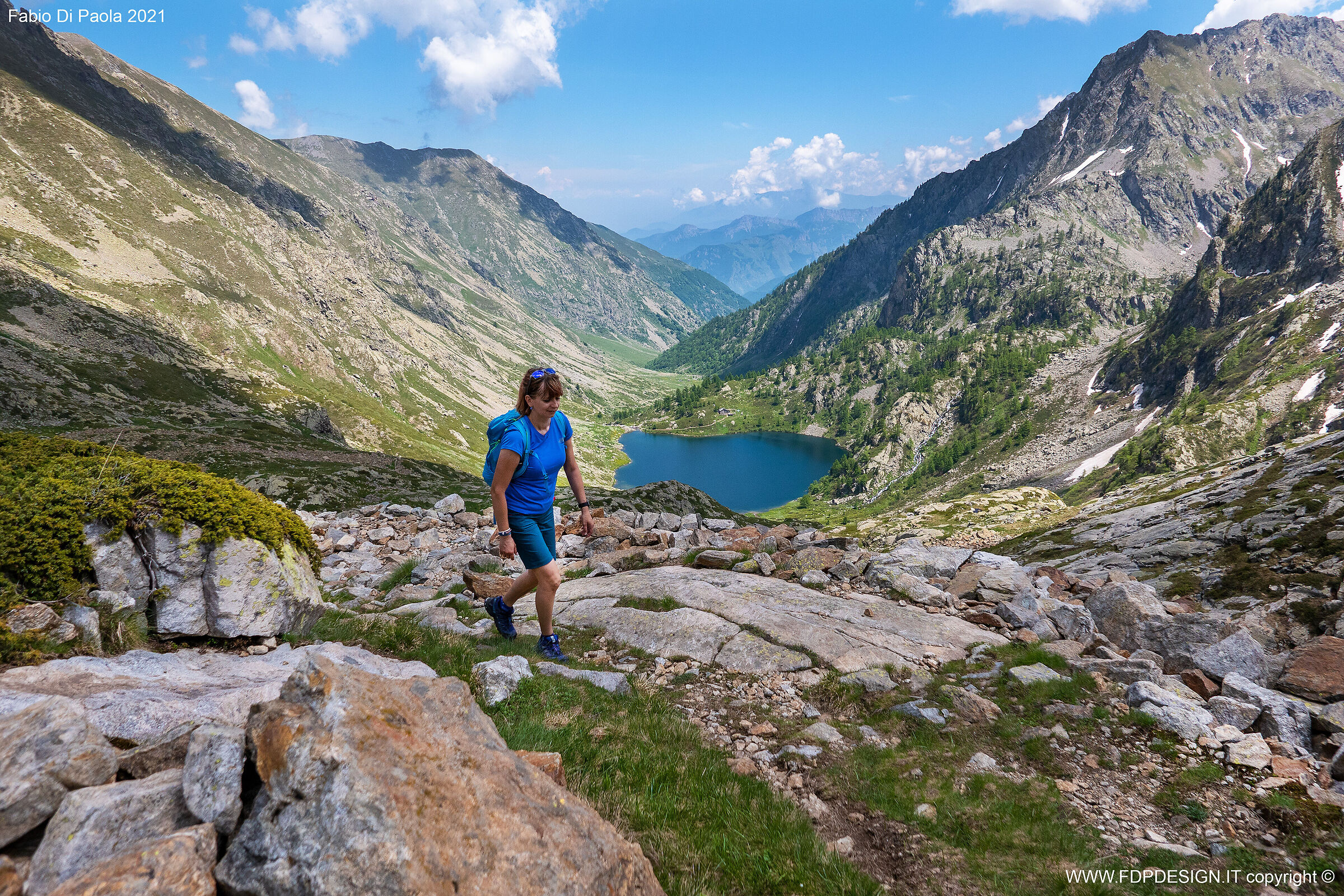 on the way to Lake Superiore dela Sella