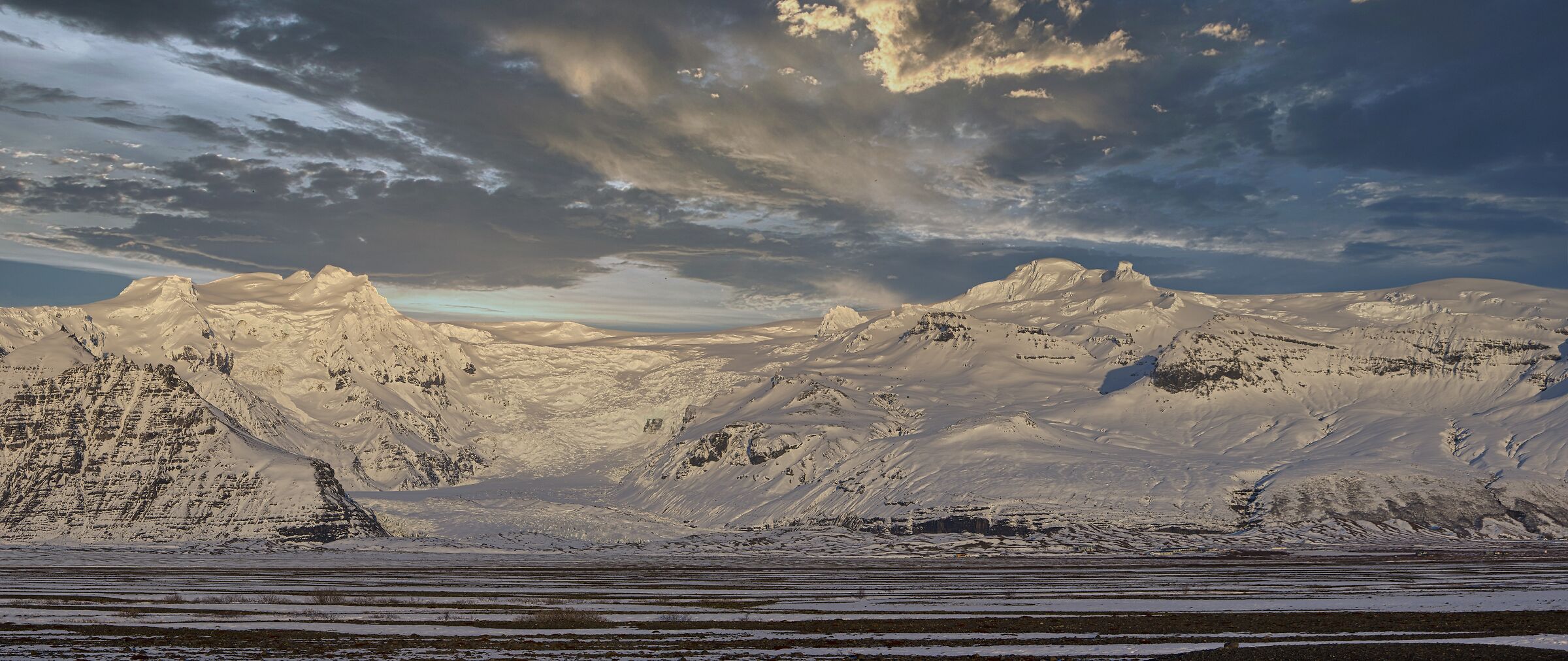 Tramonto sul Vatnajokull