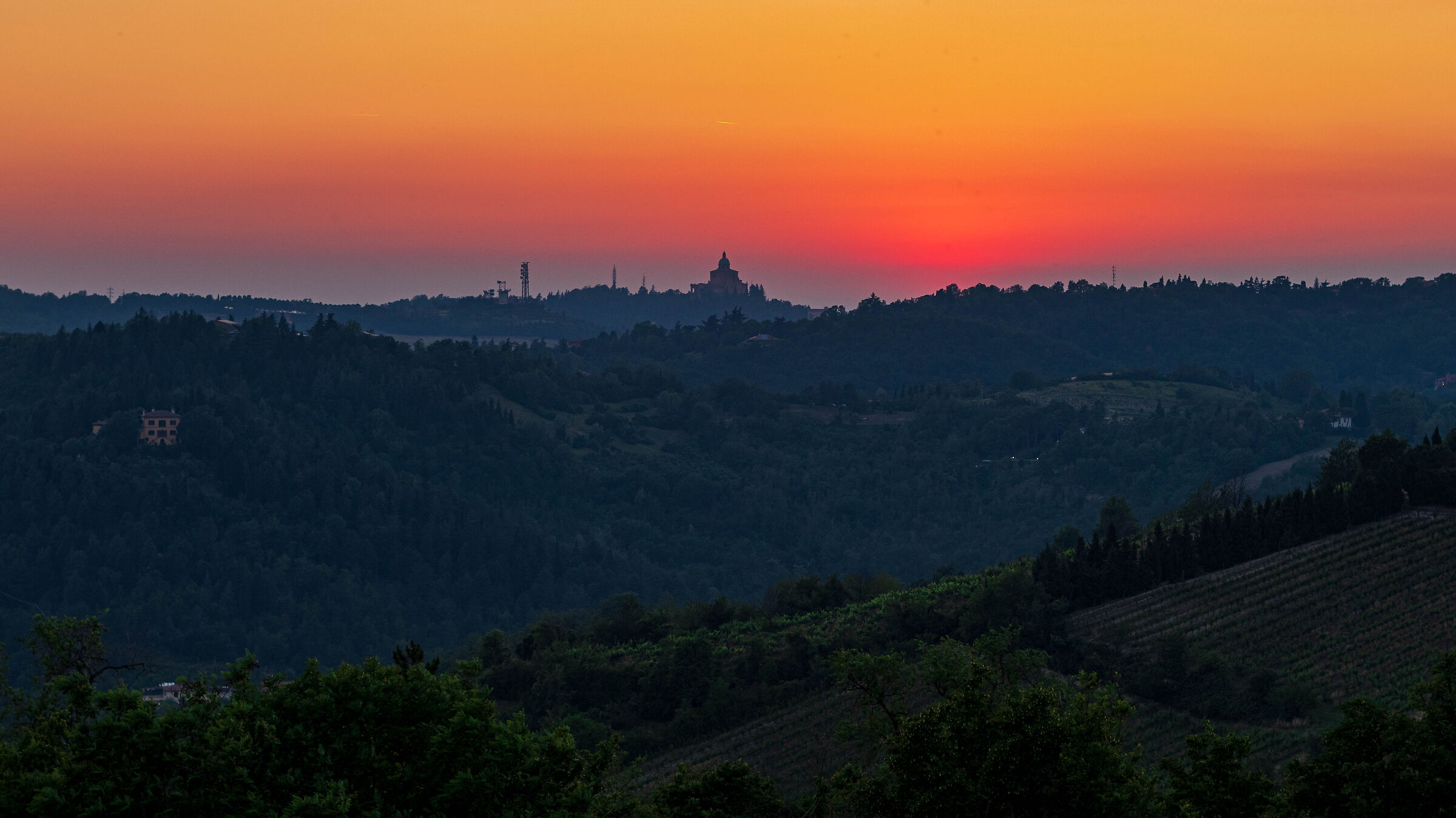 View of San. Luca da Monte Donato