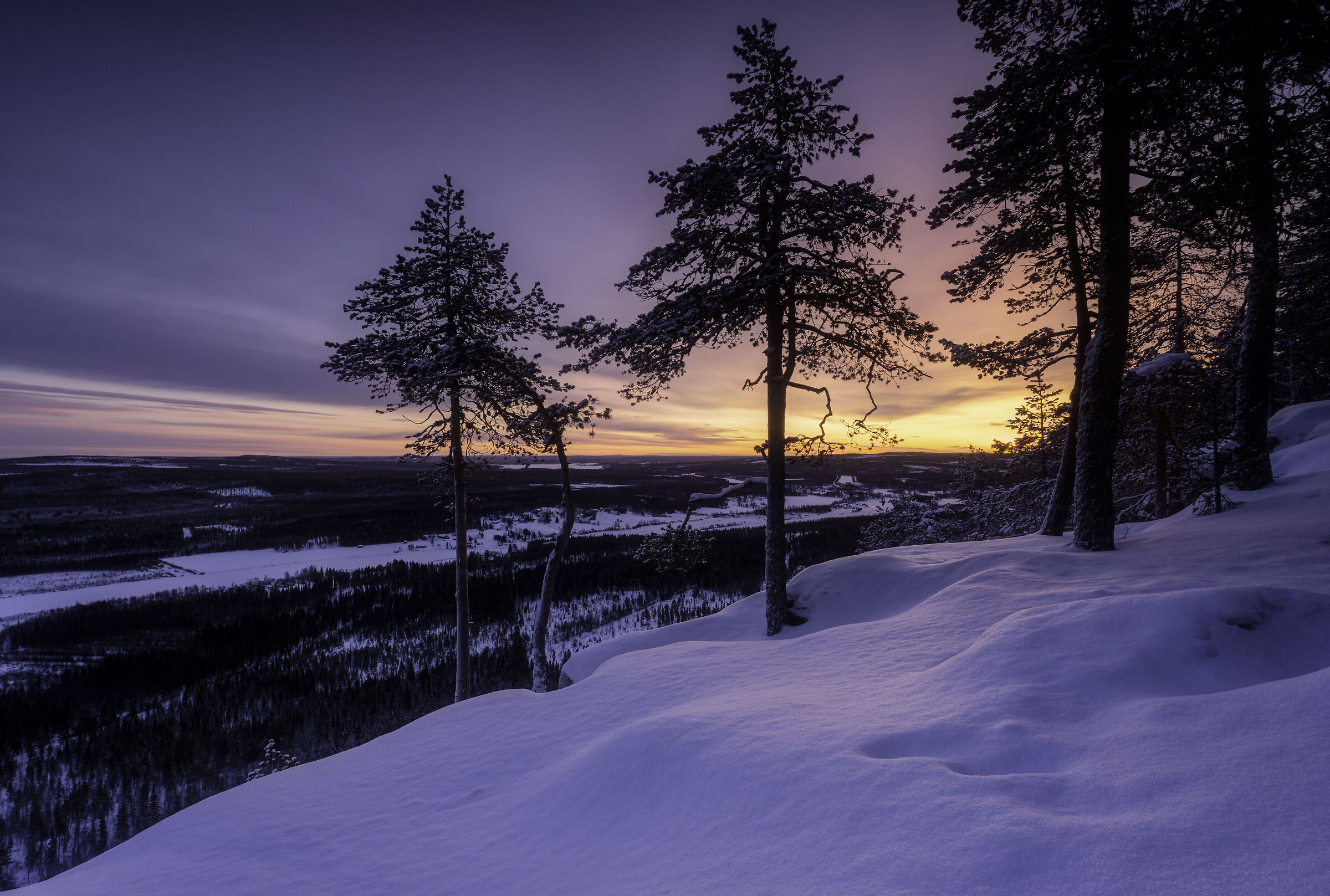 Sunrise from Aavasaksa