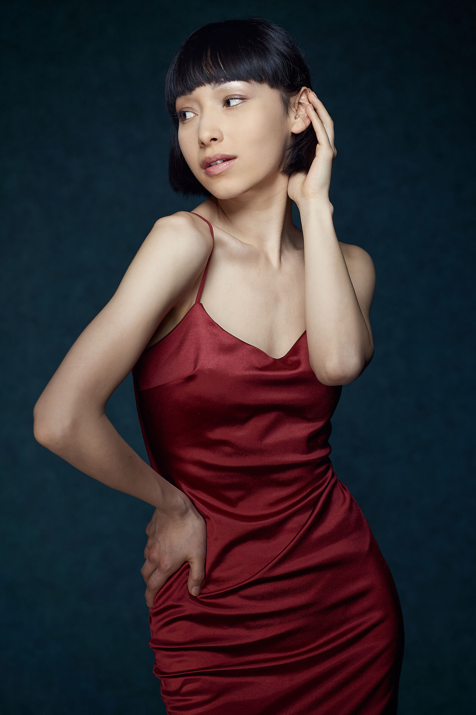 Angela in Red