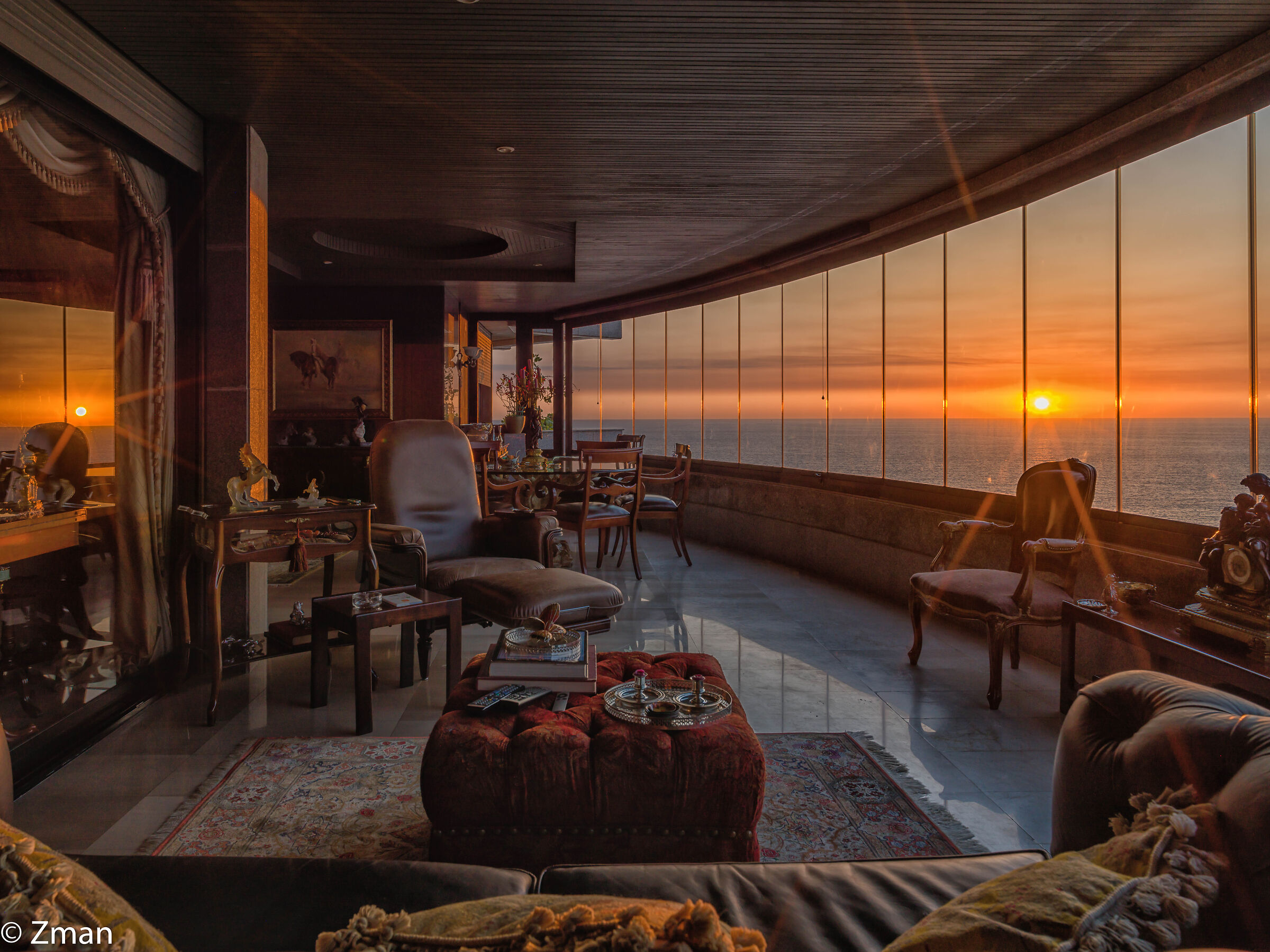 Sunset and Our Balcony