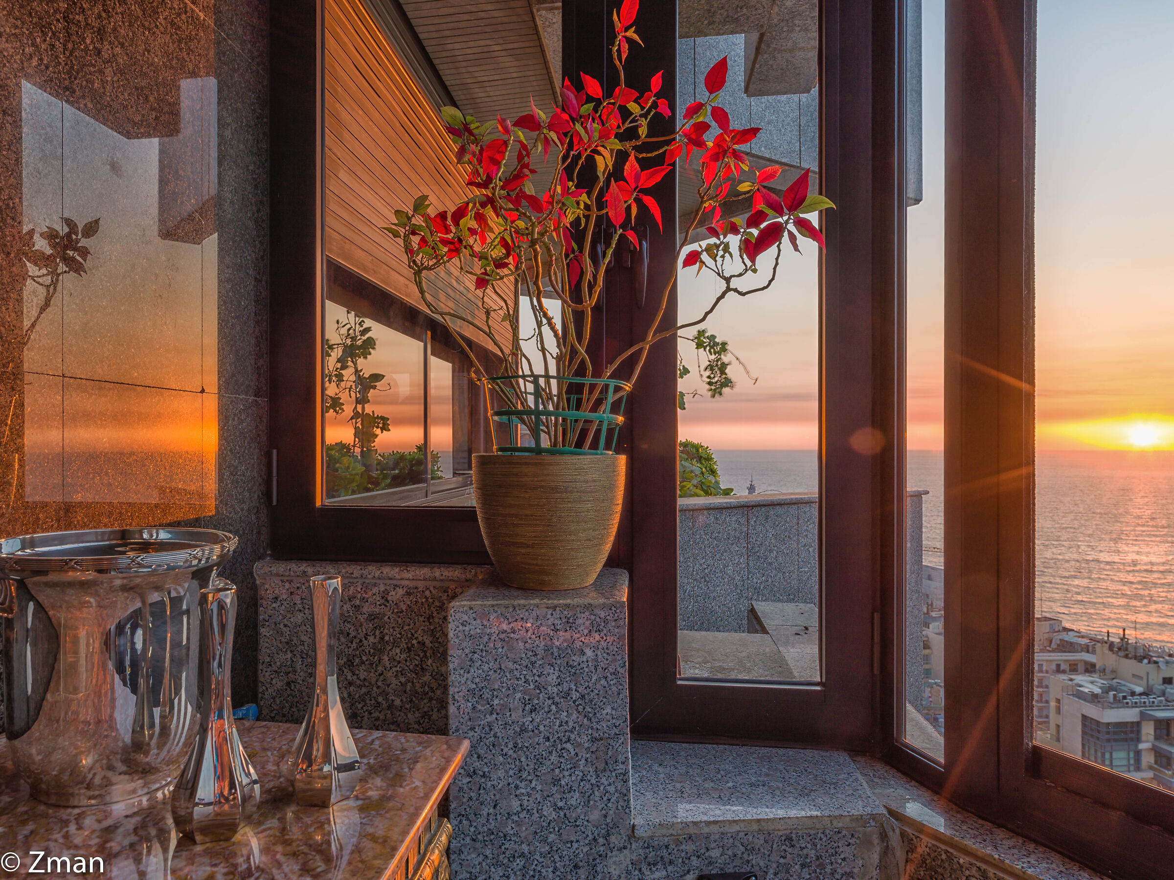 Sunset and Our Balcony