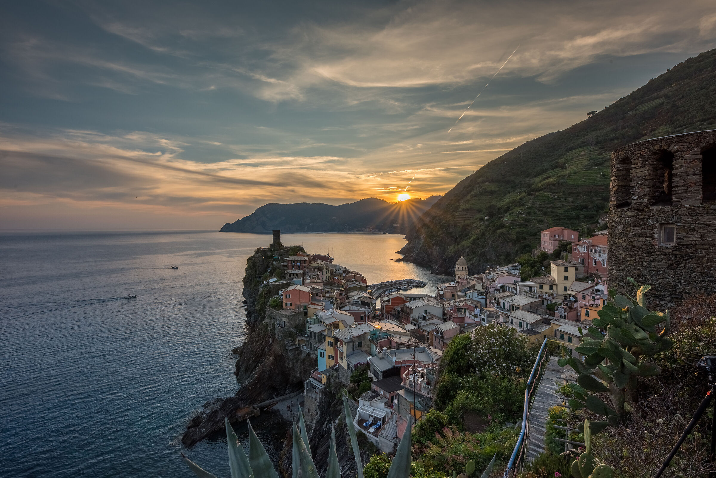 Tramonto a Vernazza