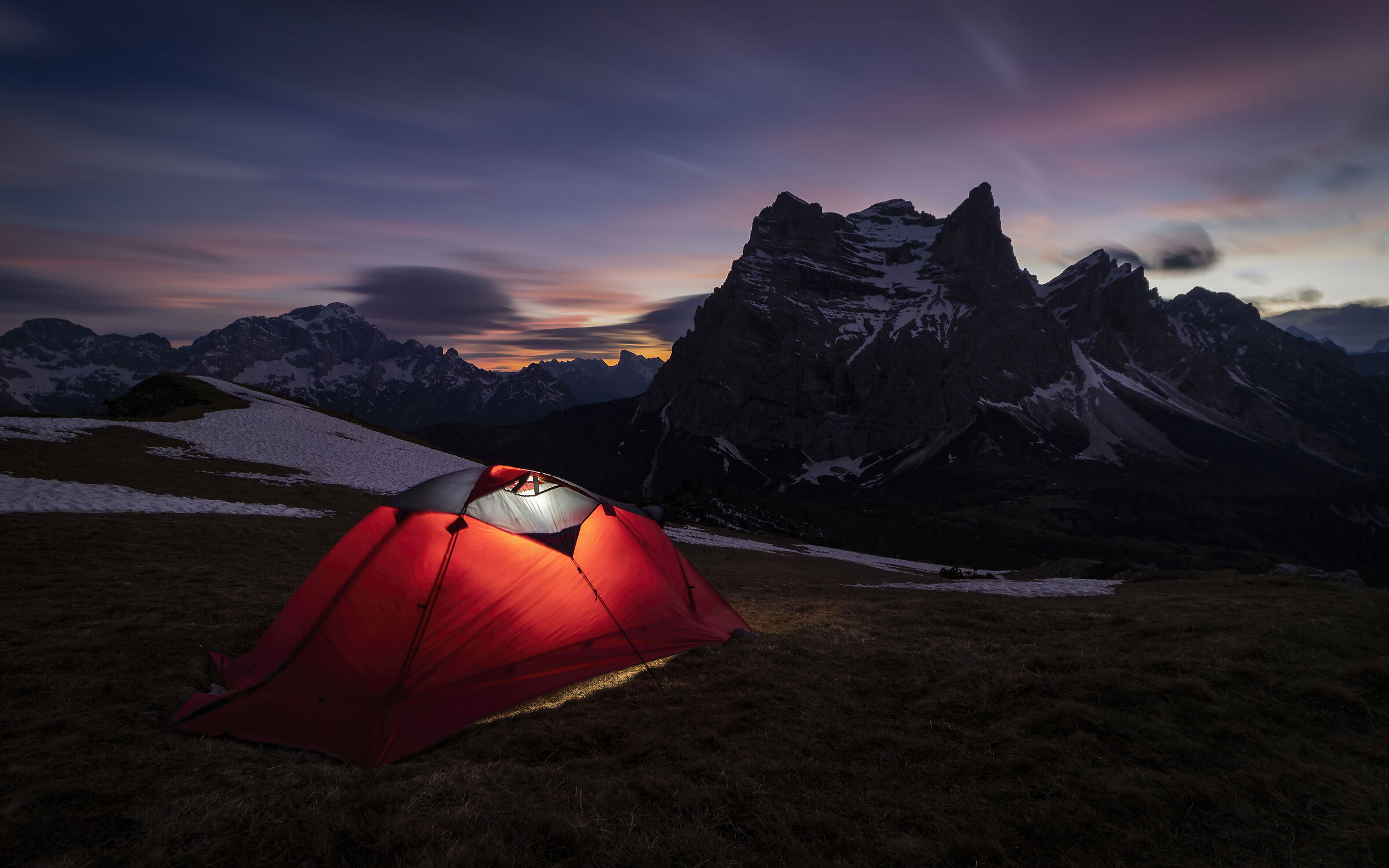 Night by Monte Pelmo