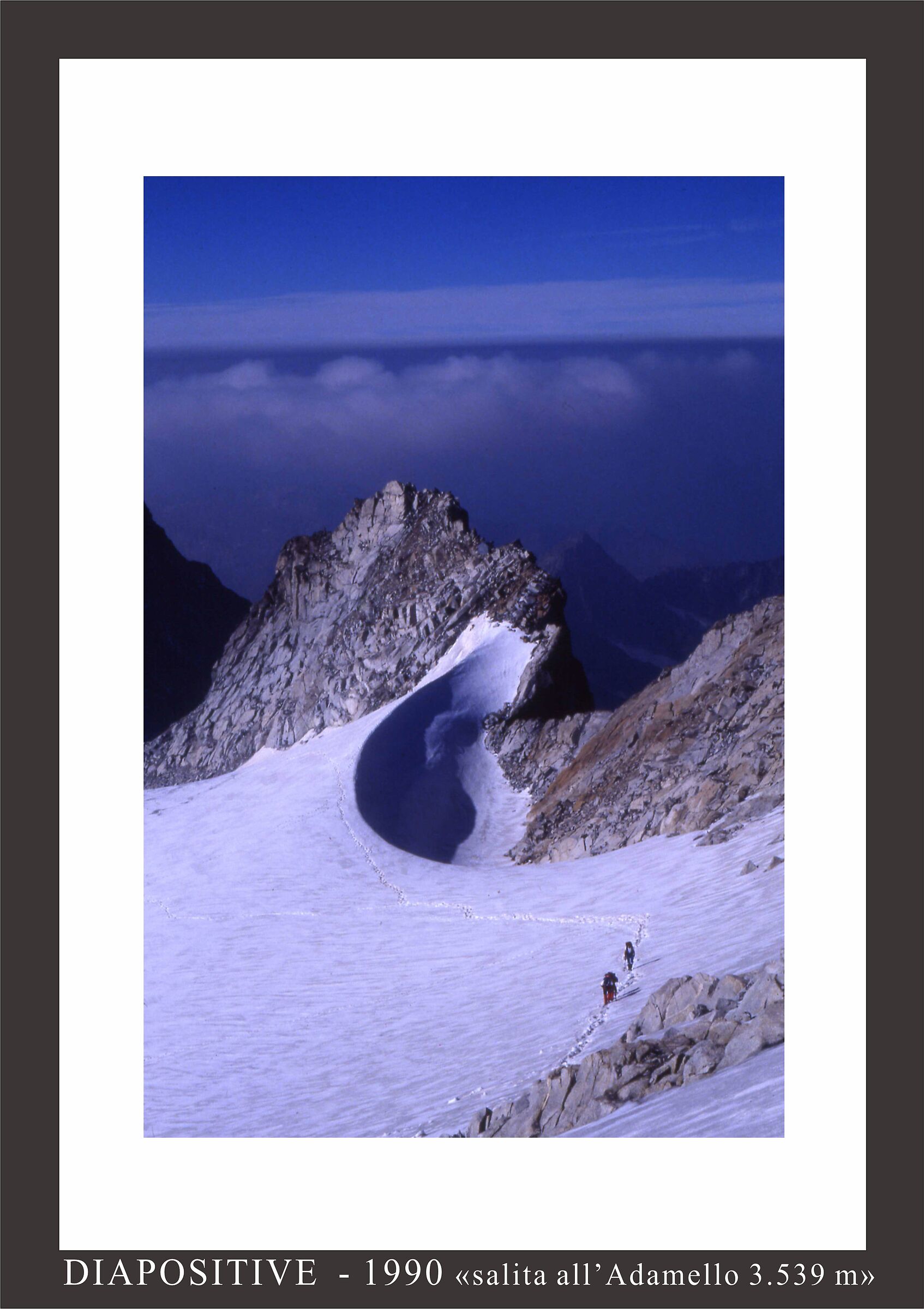 presso la vetta dell'Adamello