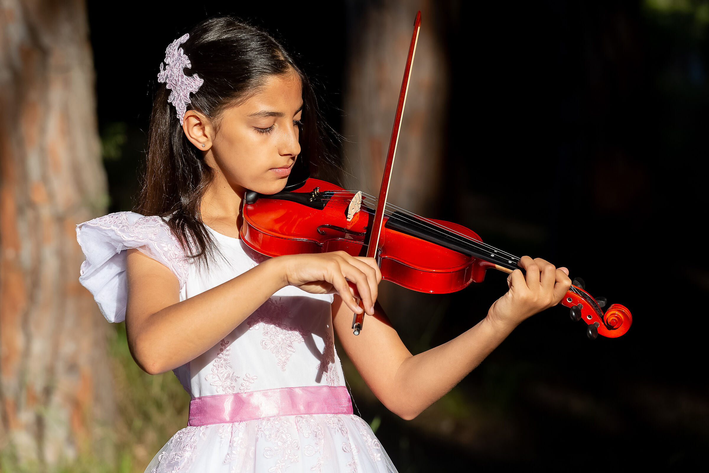 Un tramonto, un violino... una magia!