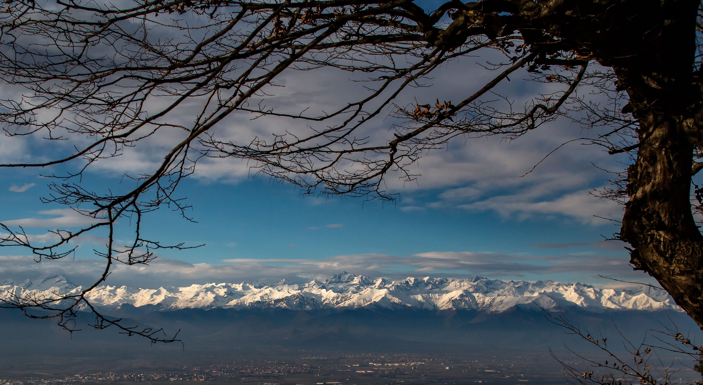 A natural setting in the Alps
