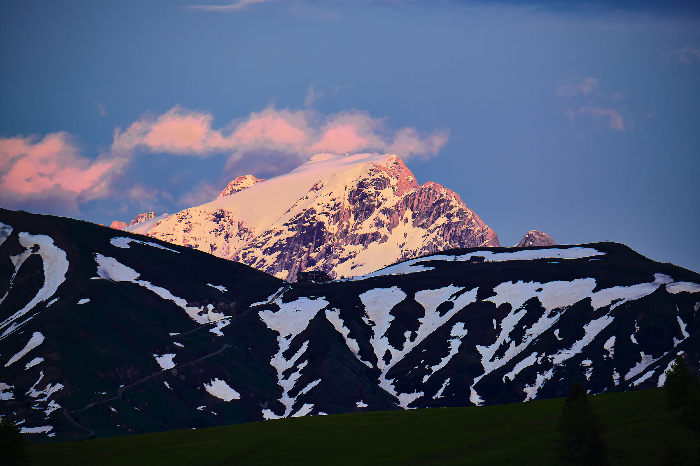 Il ghiacciaio della Marmolada