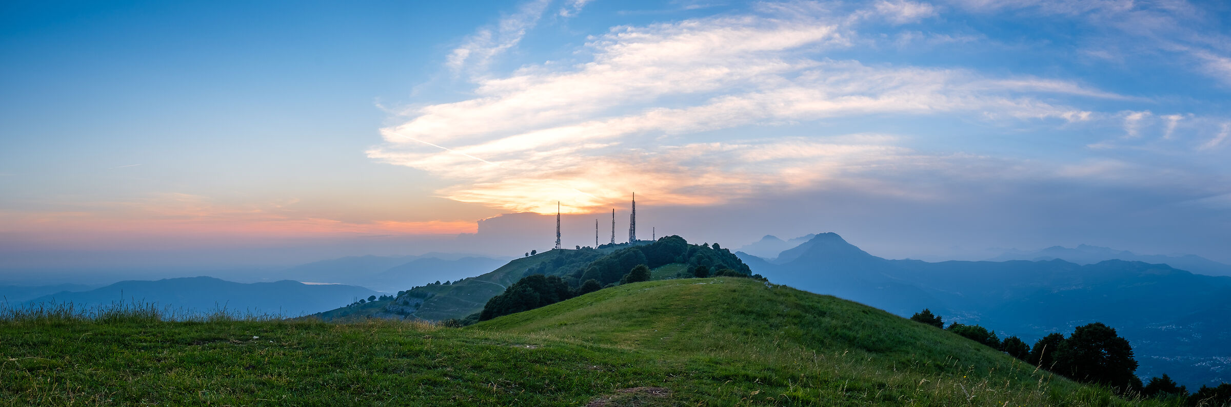 Tramonto su Valcava (lc)