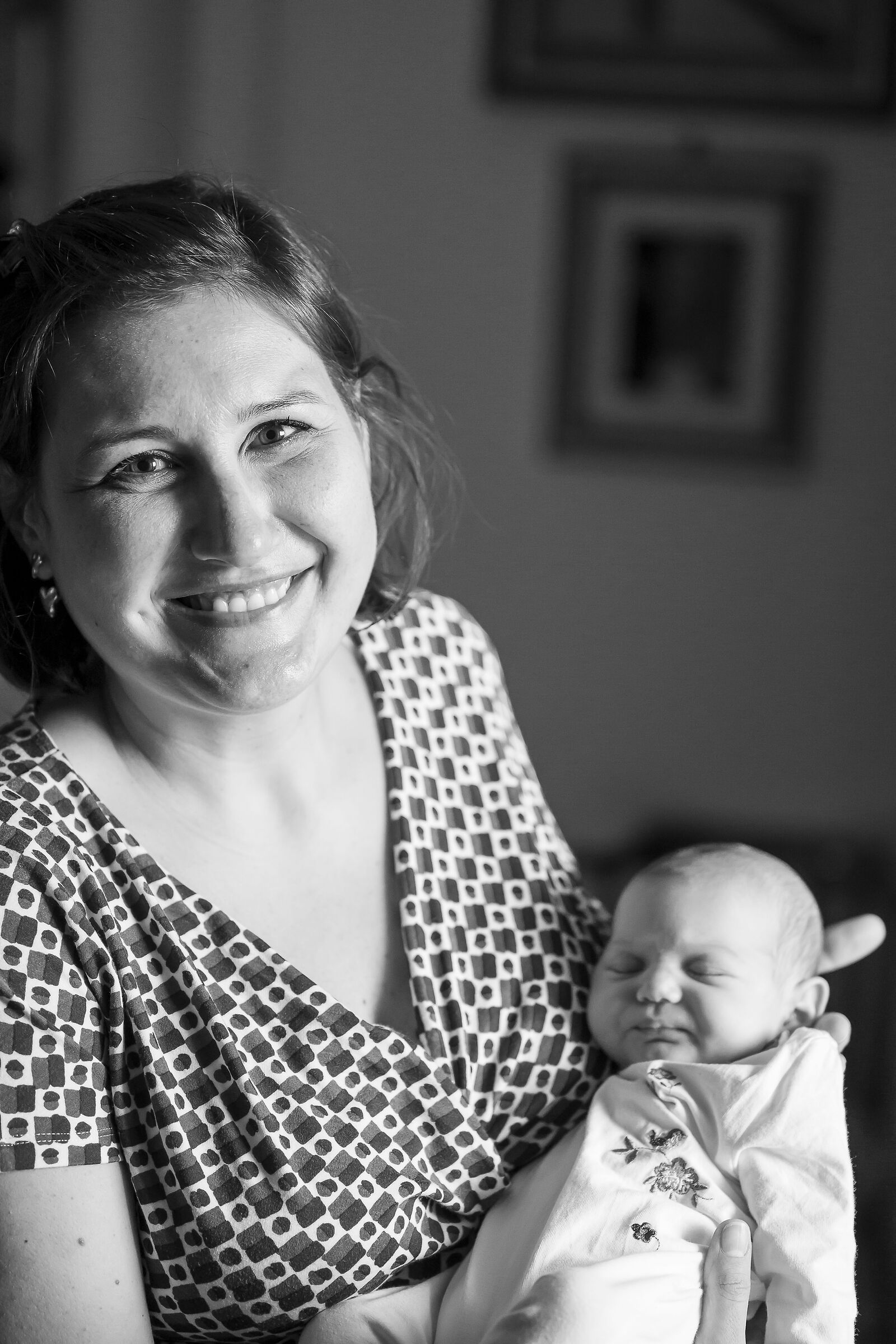 my sister-in-law with my niece Lucia B&N