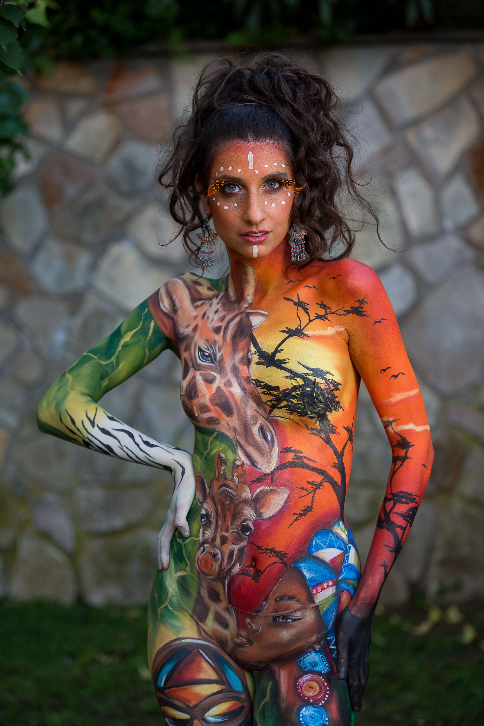 Jade Bodypainting