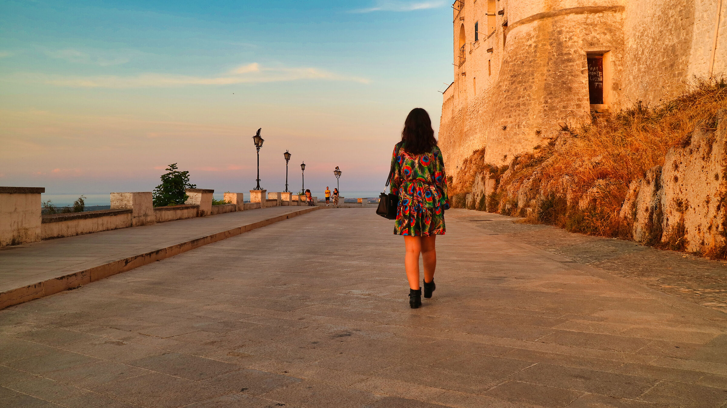 Walking through Otranto