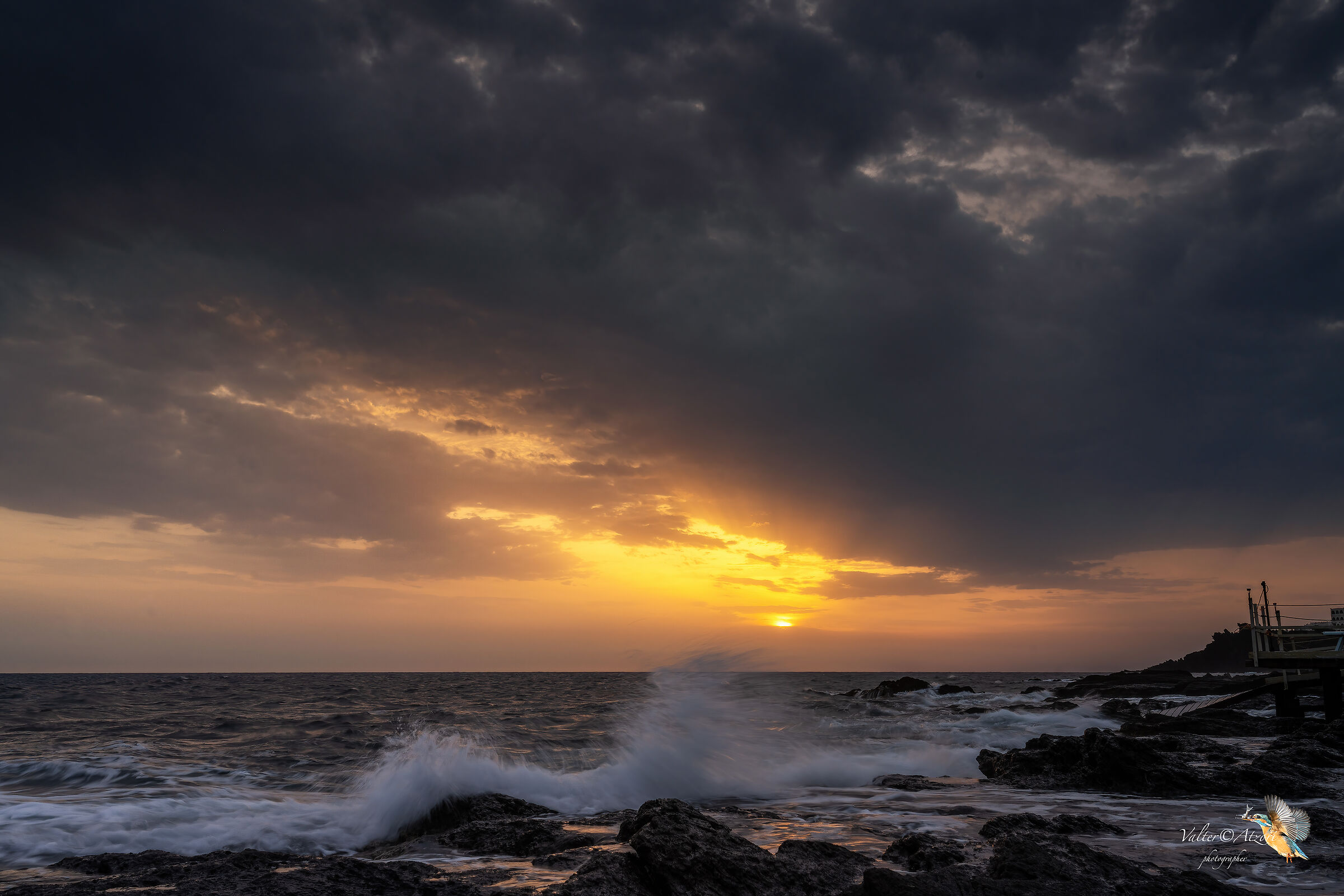 Tramonto sulla scogliera di Pantelleria