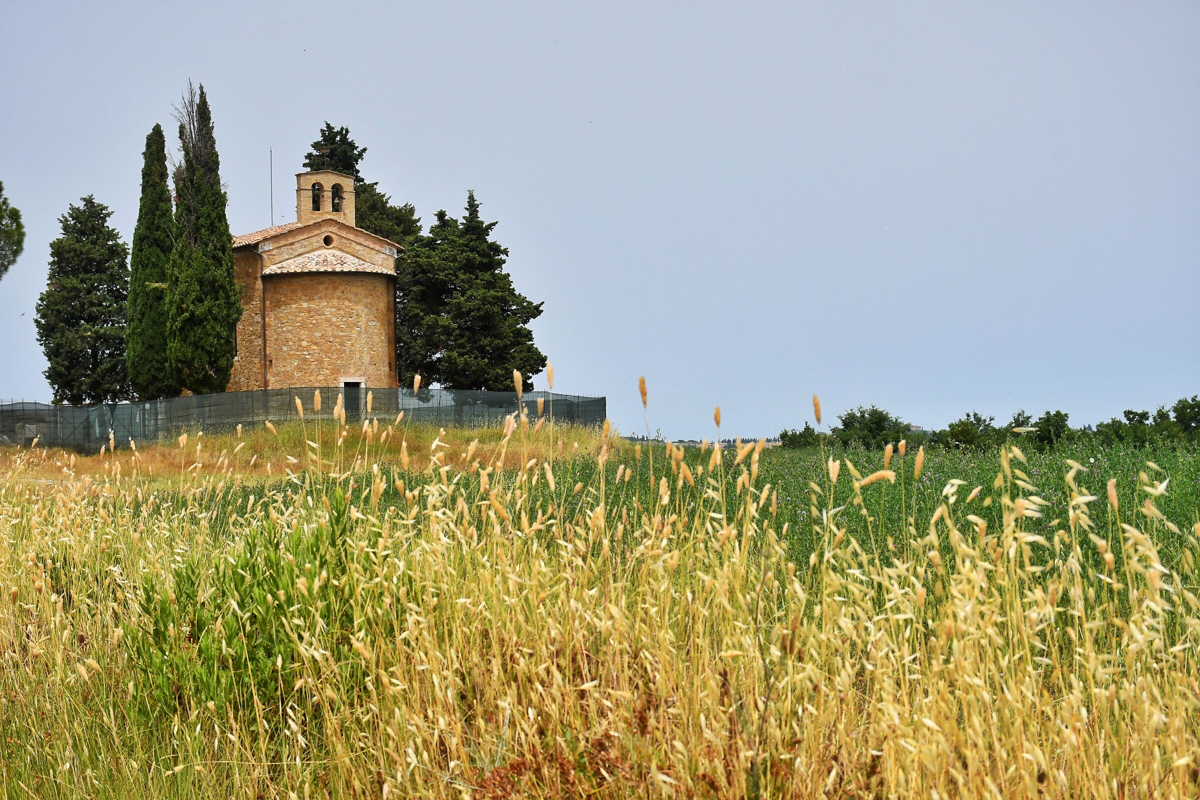 Cappella della Madonna di Vitaleta, val d'Orcia