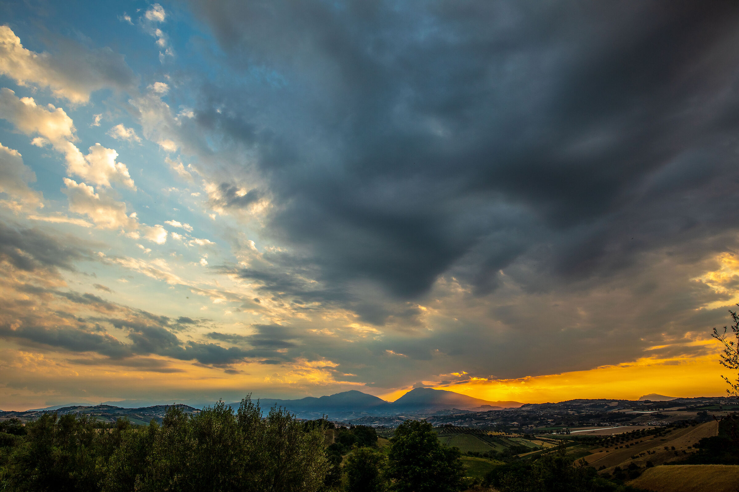 Tramonto sui Gemelli